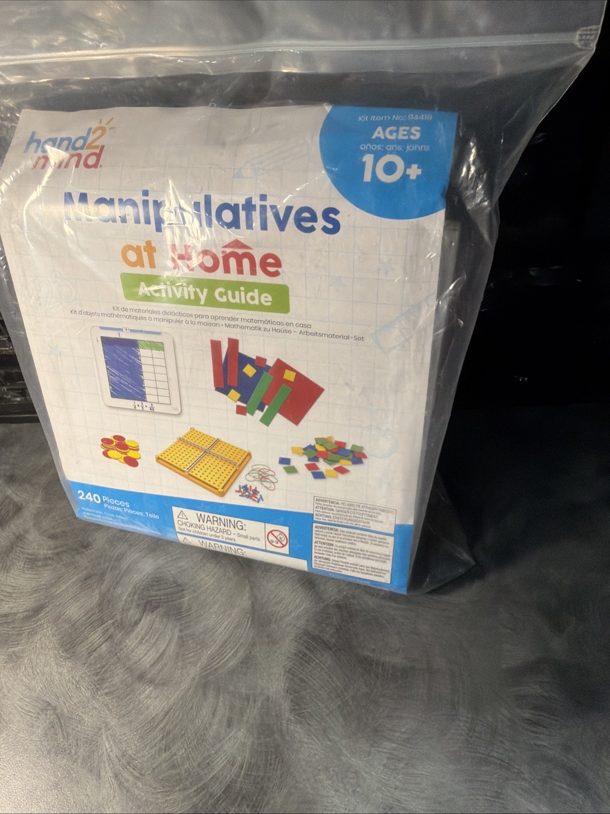 Hand2mind Manipulatives At Home Activity Guide X Y Pegboard Build A Grid Algebra
