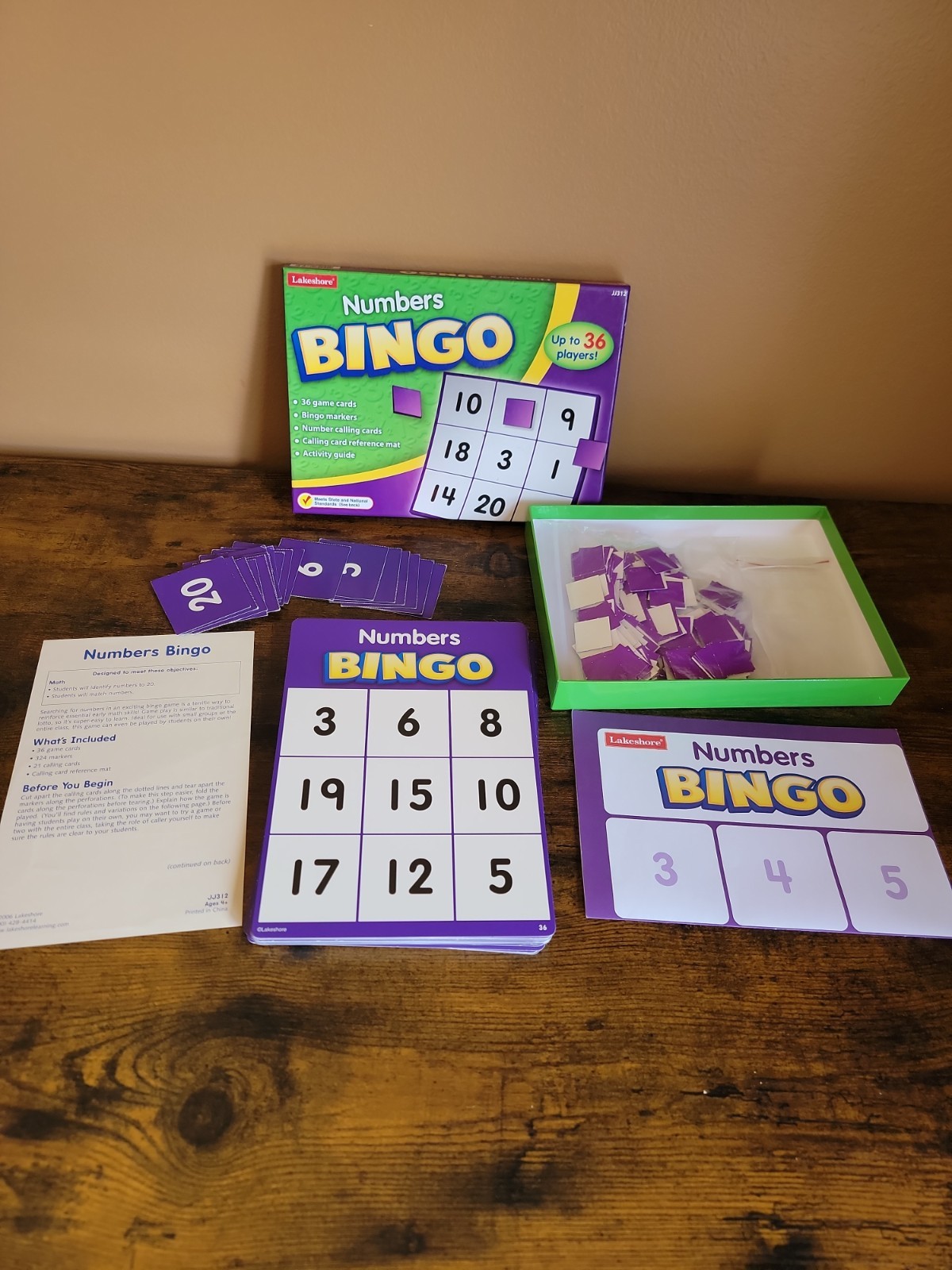 Lakeshore Learning Trend Enterprises Bingo Time Money Numbers Multiplication X4