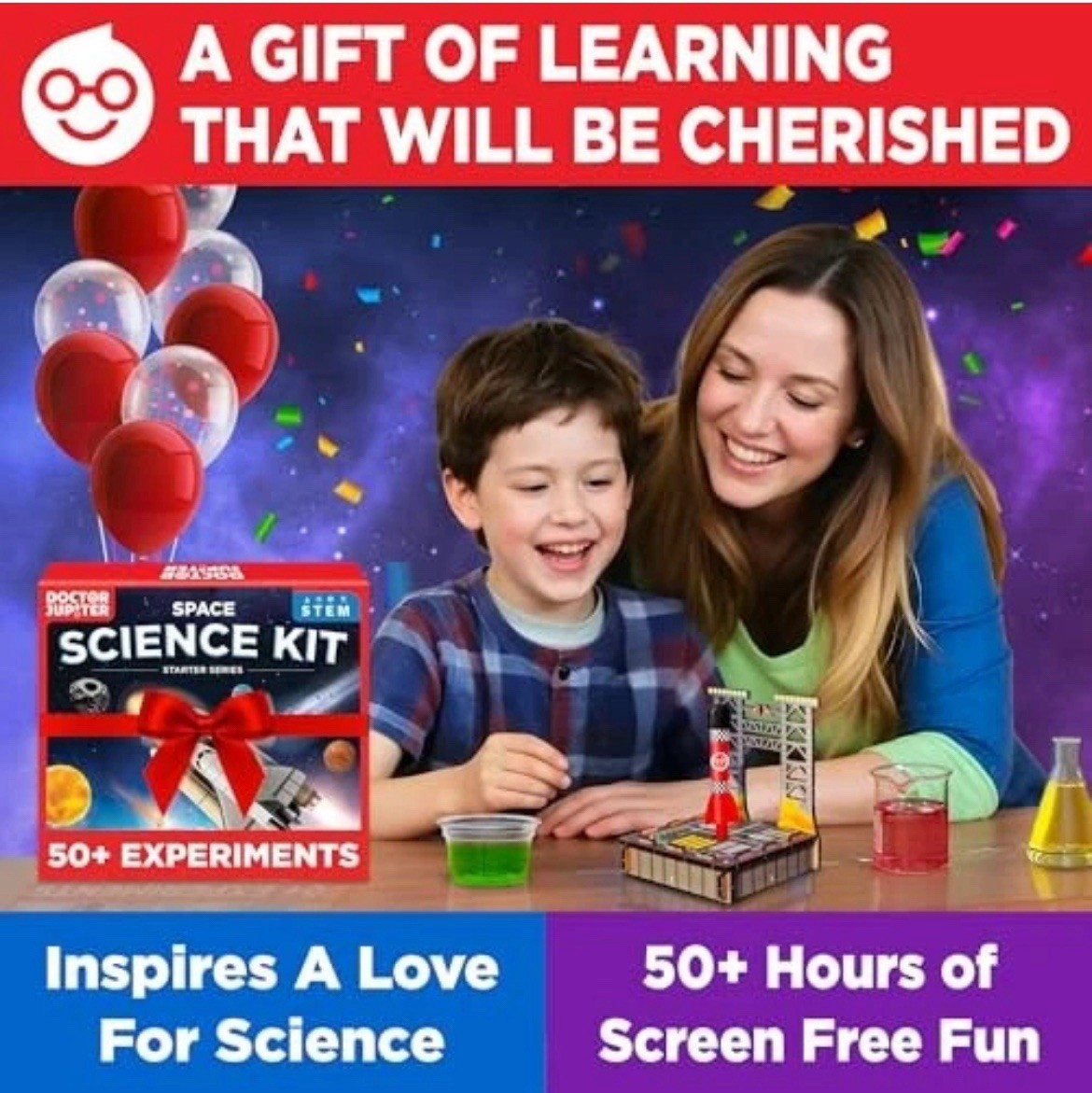 Space Science Toy, Crafts Kit for Kids | Birthday Gifts for Boys 8+ Years Old