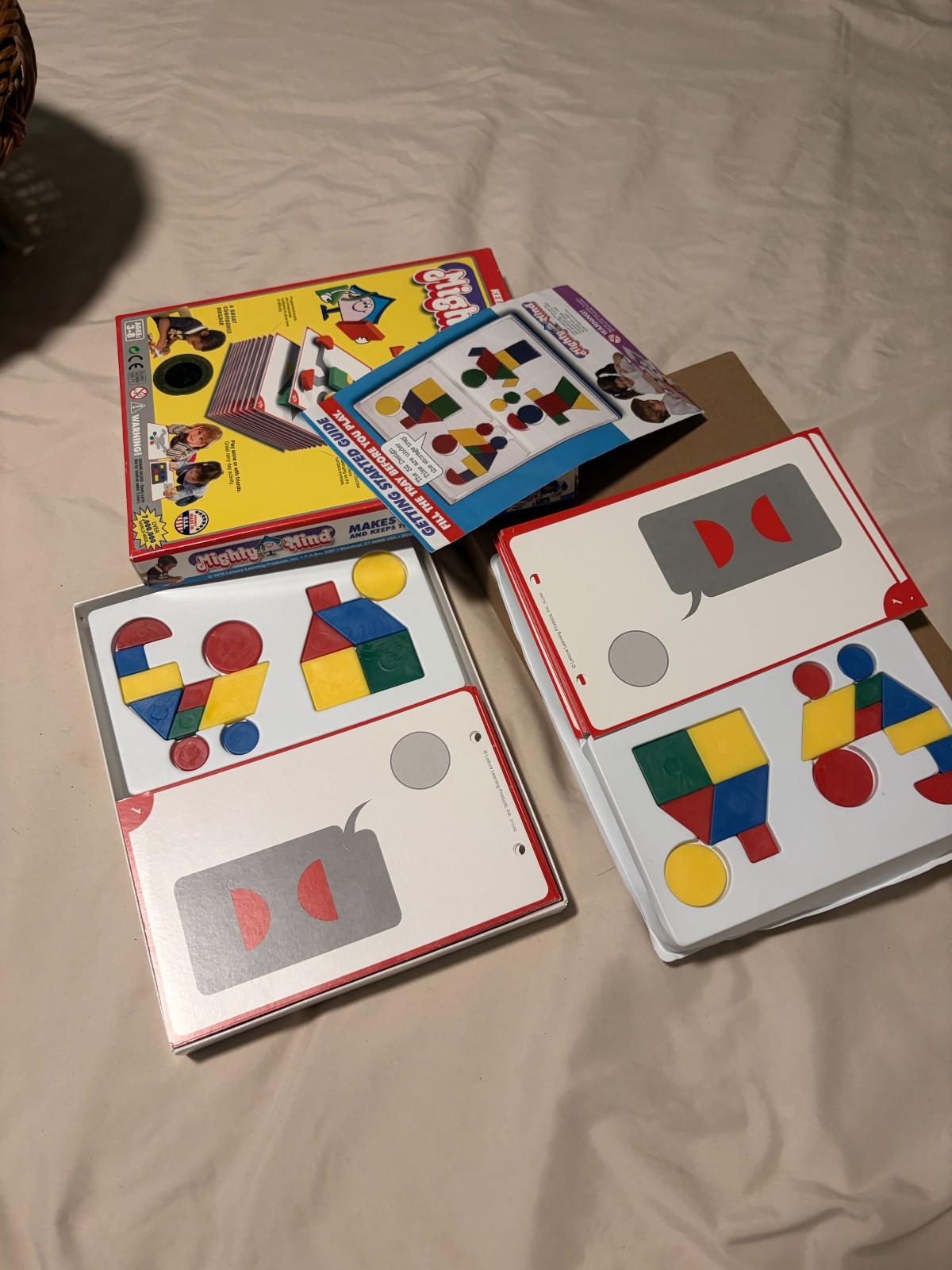 2 Mighty Mind Puzzle Building Skills Game Makes Kids Smarter – 1979 Ed.