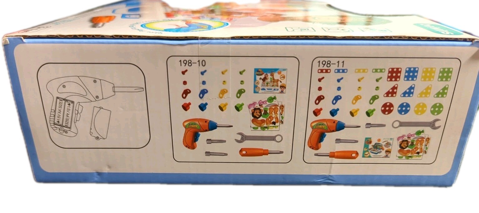 Beiwins Drilling Screw 3D Creative Mosaic Puzzle Toys For Children Building NIB