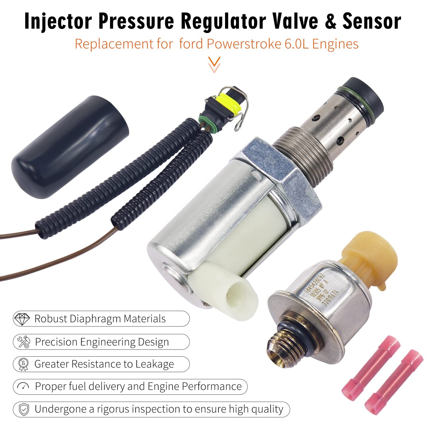 6.0 Powerstroke Injector Pressure Regulator ＆ ICP Control Sensor for New