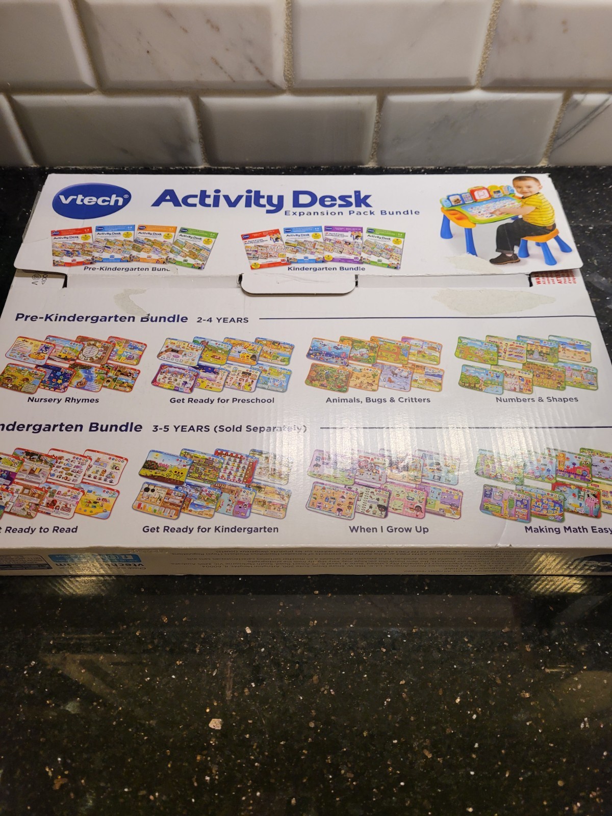 VTech Activity Desk 4-in-1 Pre-Kindergarten Expansion Pack Bundle for Age 2-4