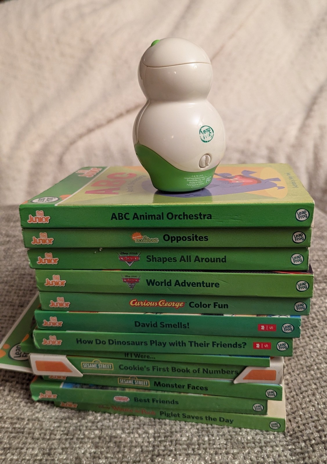 Leap Frog Tag Junior Reader wtih 12 Books – TESTED & WORKS w/ Disney & More!