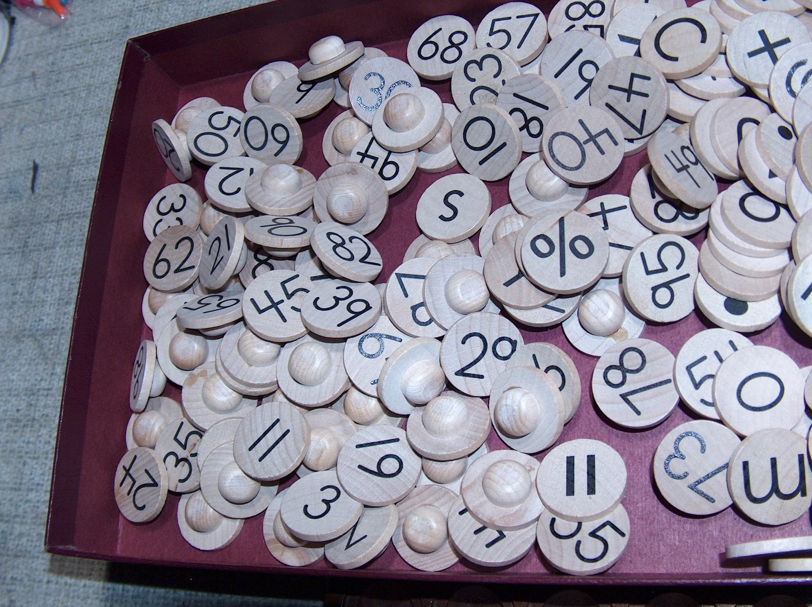 From Jennifer ** Sight Words Pegged Coins Educational Wooden Set with Board