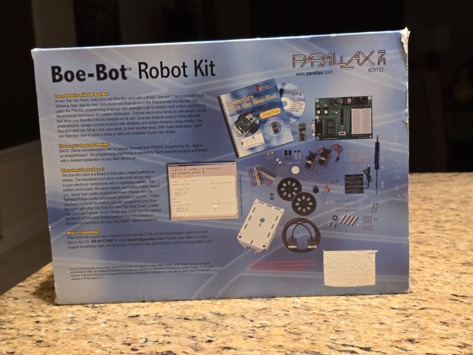 Parallax Boe-Bot Robot Kit # 28132