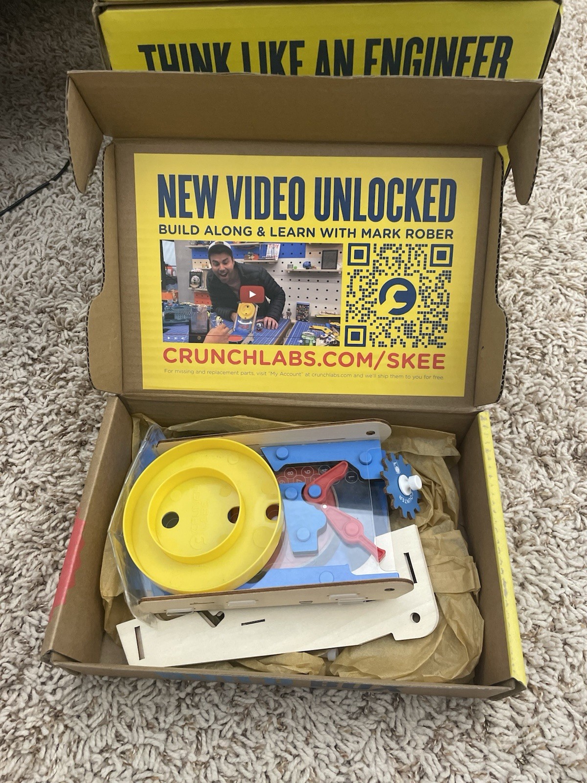 Pre-built – CrunchLabs Trampoline Toss Box 23 – READ DESCRIPTION