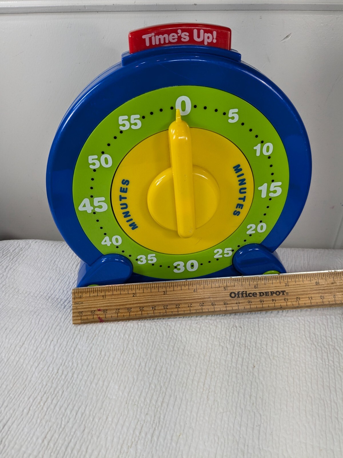 Learning Resources Jumbo Timer 60 Second BigTime Big Time blue kids clock toy