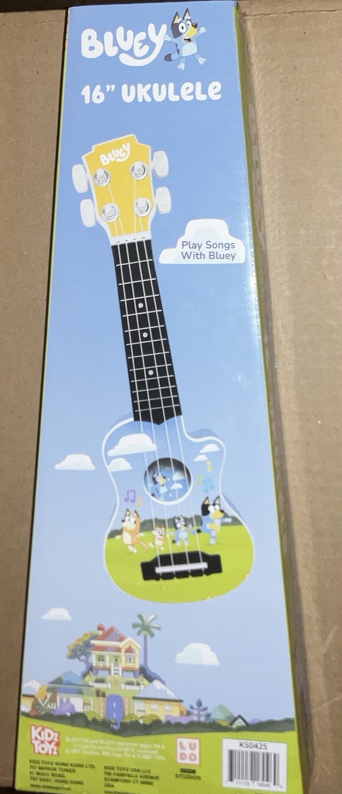 Ludo Studio BBC Studios Bluey 16” Ukulele Guitar KS0425 Heeler Family Music Toy