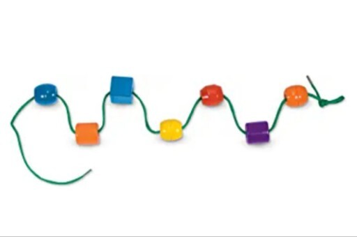 (2) Melissa and Doug Wooden Lacing Beads, Go Tots Schoolyard Tumble Montessori