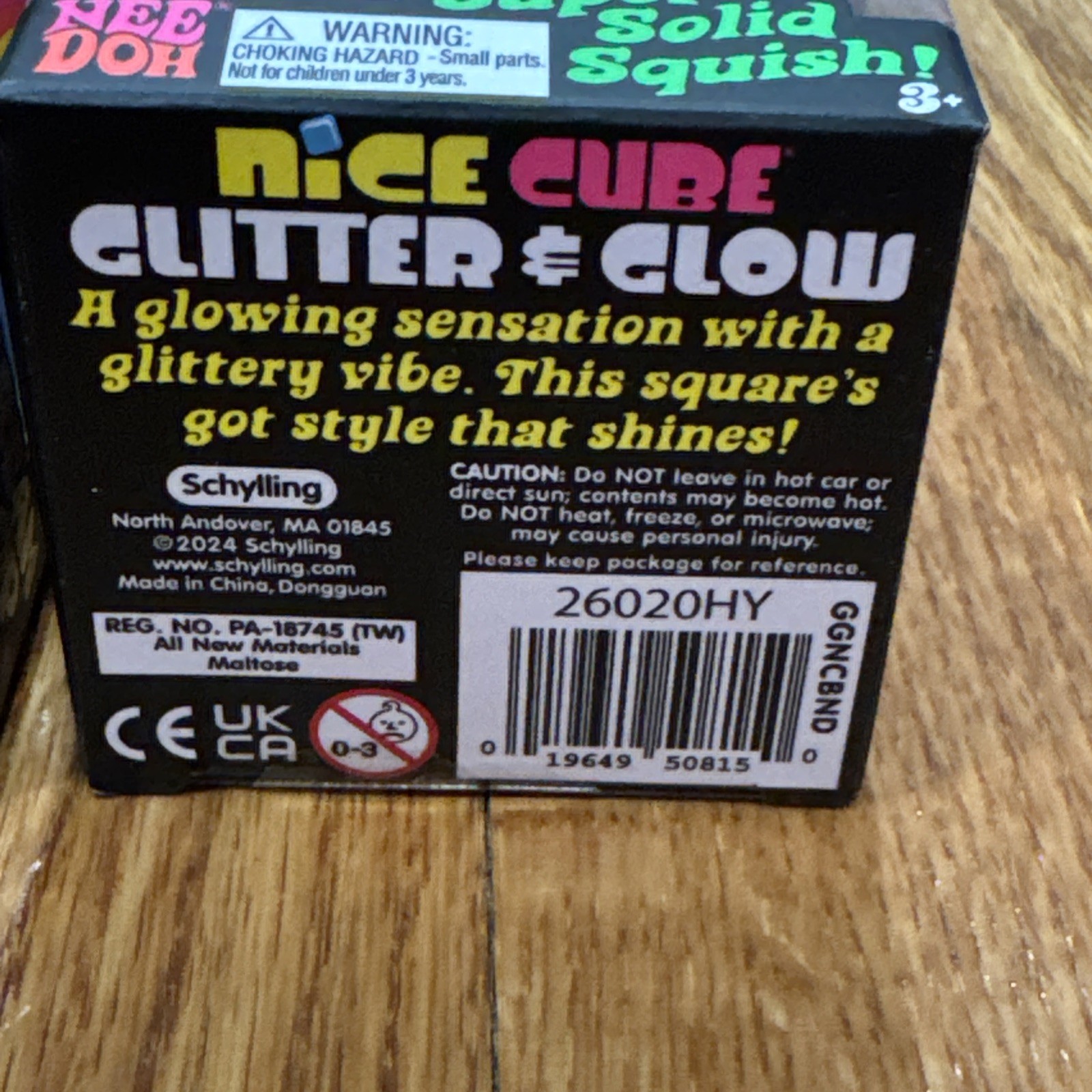 Brand New Needoh Dream Drop + Nice Cube Glitter Glow Squishy