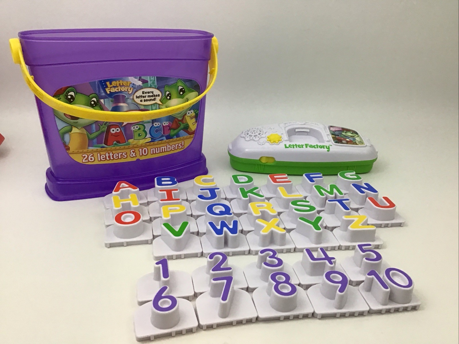 Leap Frog Letter Factory Alphabet Phonics Numbers Learning Toy COMPLETE Tested