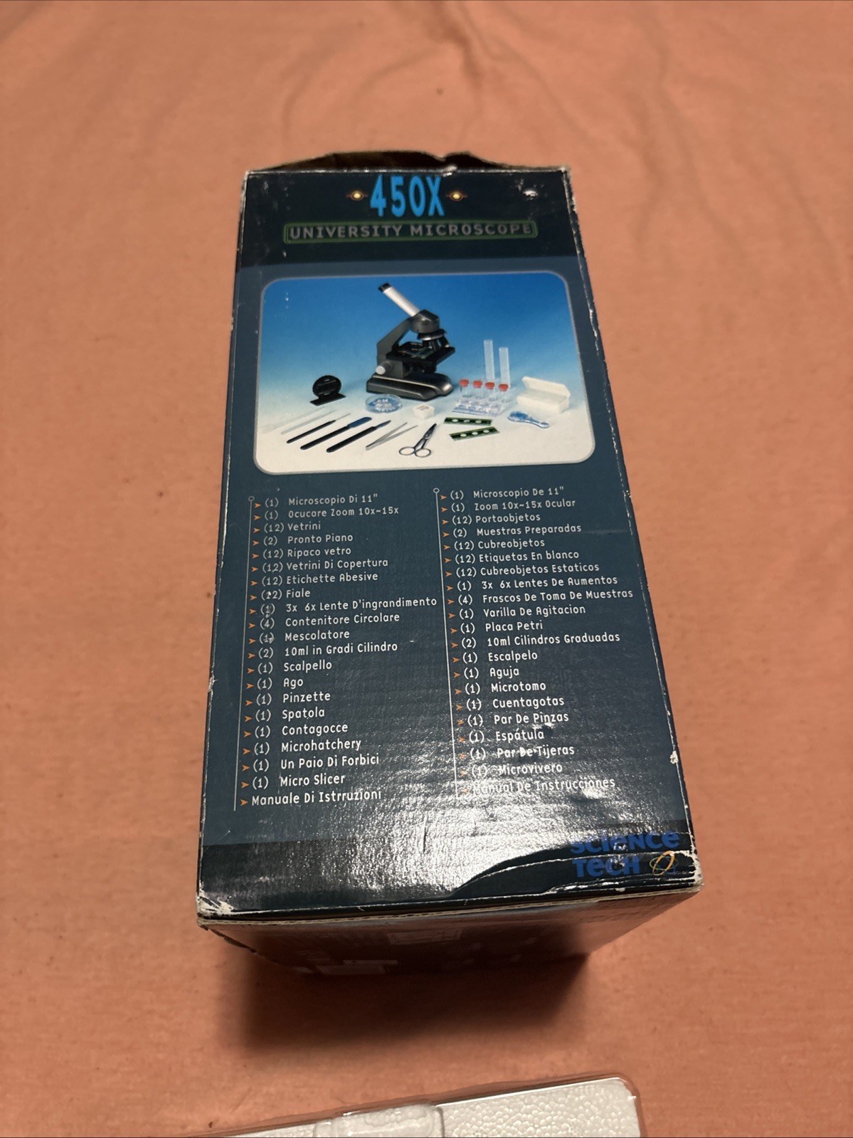 Lakeshore 450x University Microscope w/40+ Pieces IN FABULOUS CONDITION No Flaws