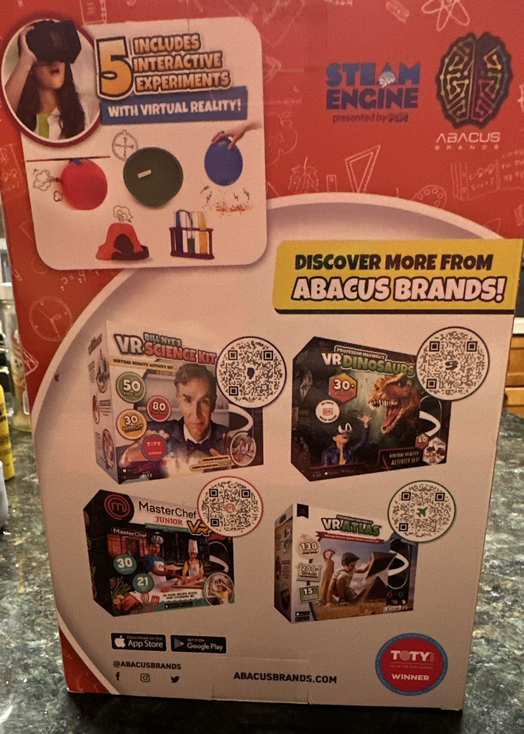Abacus Brands Bill Nye VR Science Kit Ages 4-7 8-11 Years 6+ MPN 94918