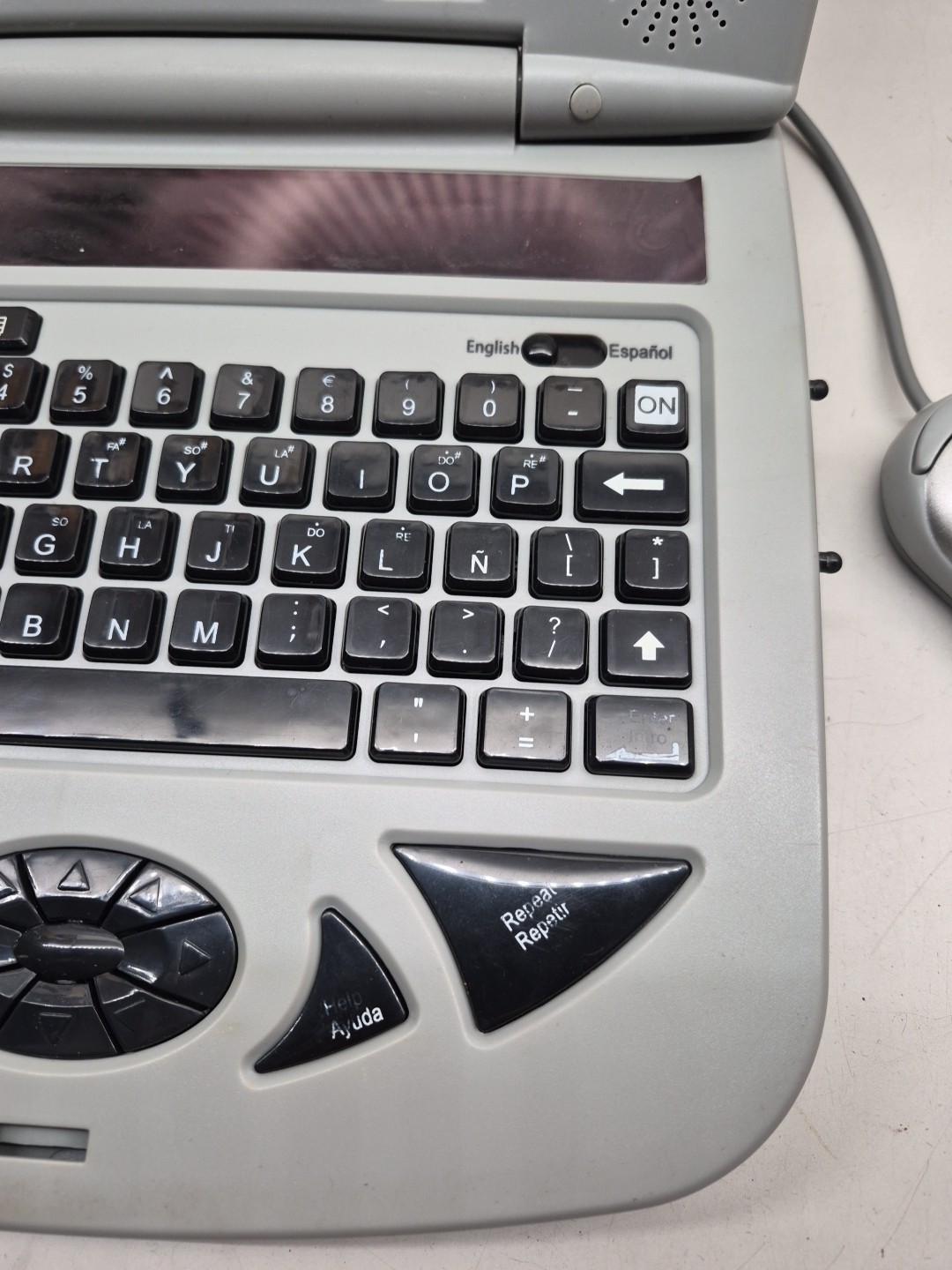 Vintage Bilingual Educational Laptop 62 Activities Learning English Spanish