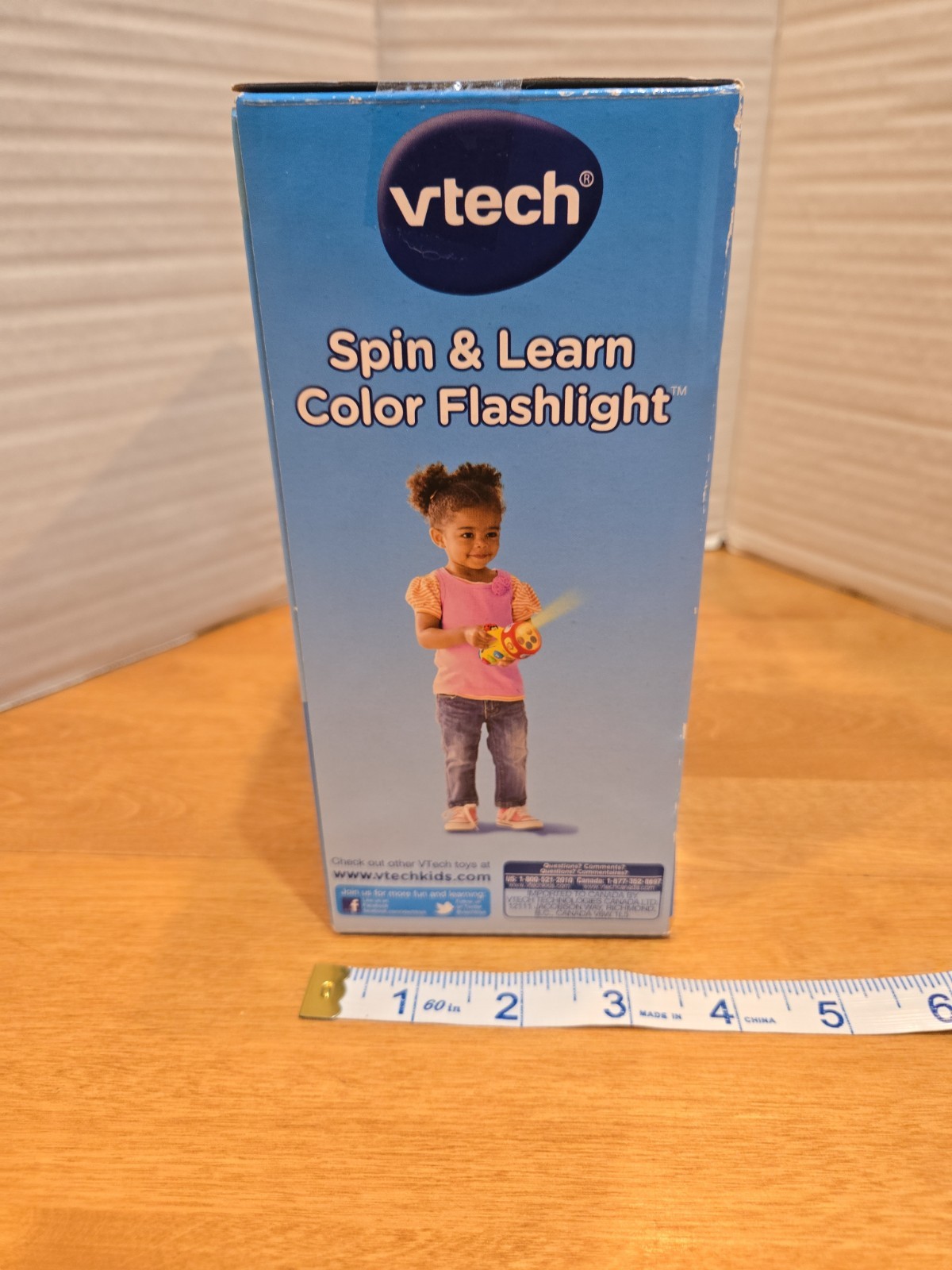 VTech Spin & Learn Color Flashlight Colors, Animals, Counting 1-3 Years Old NIB