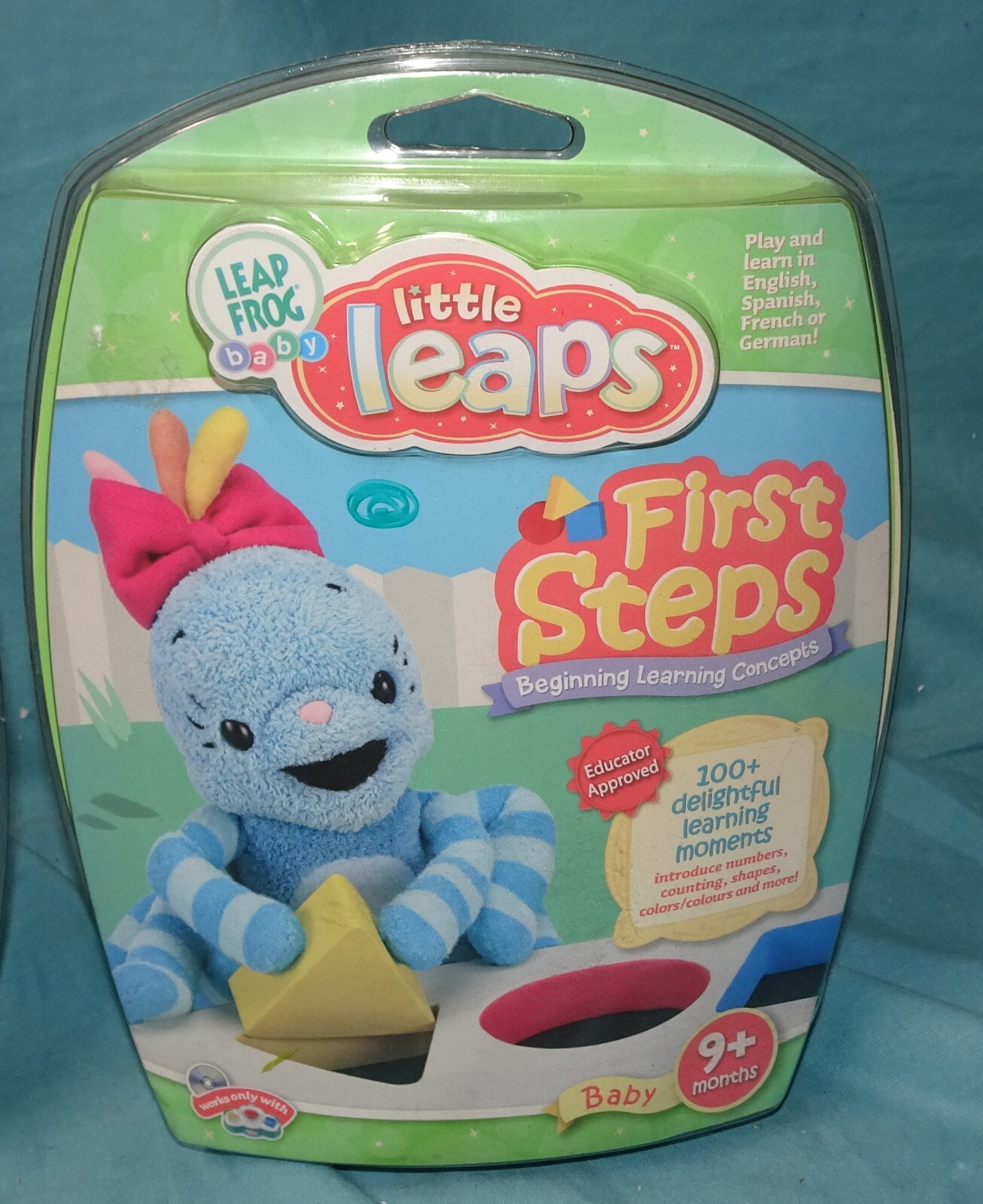 Lot Of 3 Leap Frog Little Leaps DVD = first steps say it play move baby 9 months