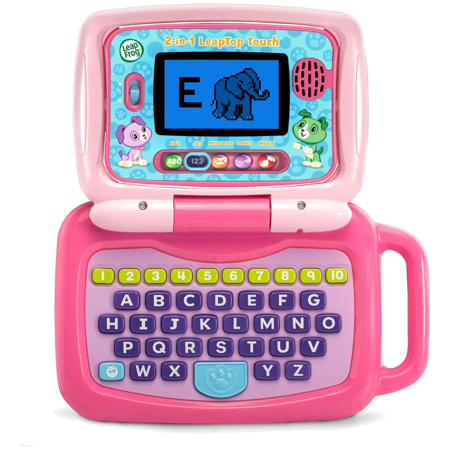 Pink 2-in-1 LeapTop Touch Learning Tablet