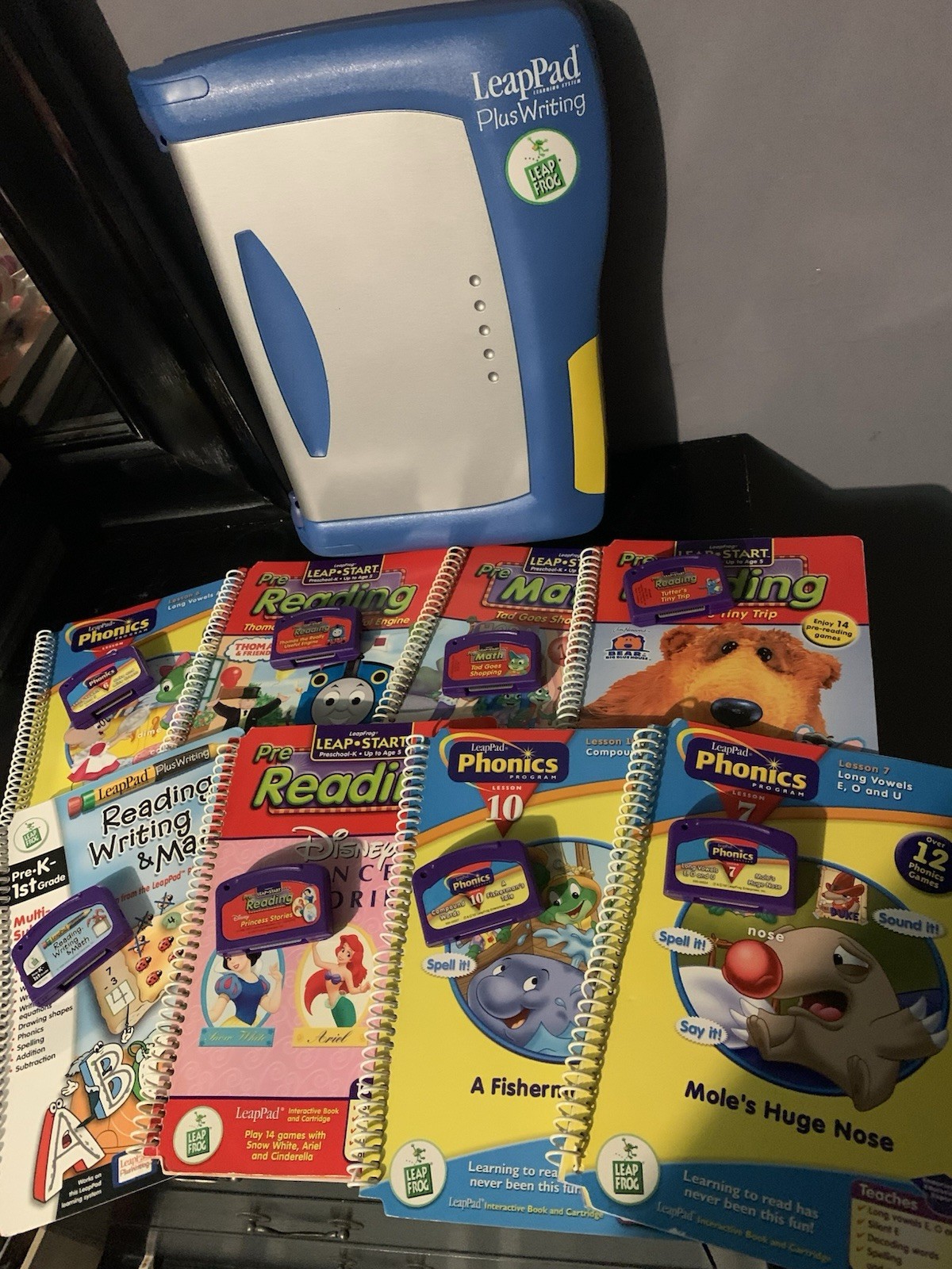 LeapFrog LeapPad Plus Writing Learning System W 9 Books And Cartridges