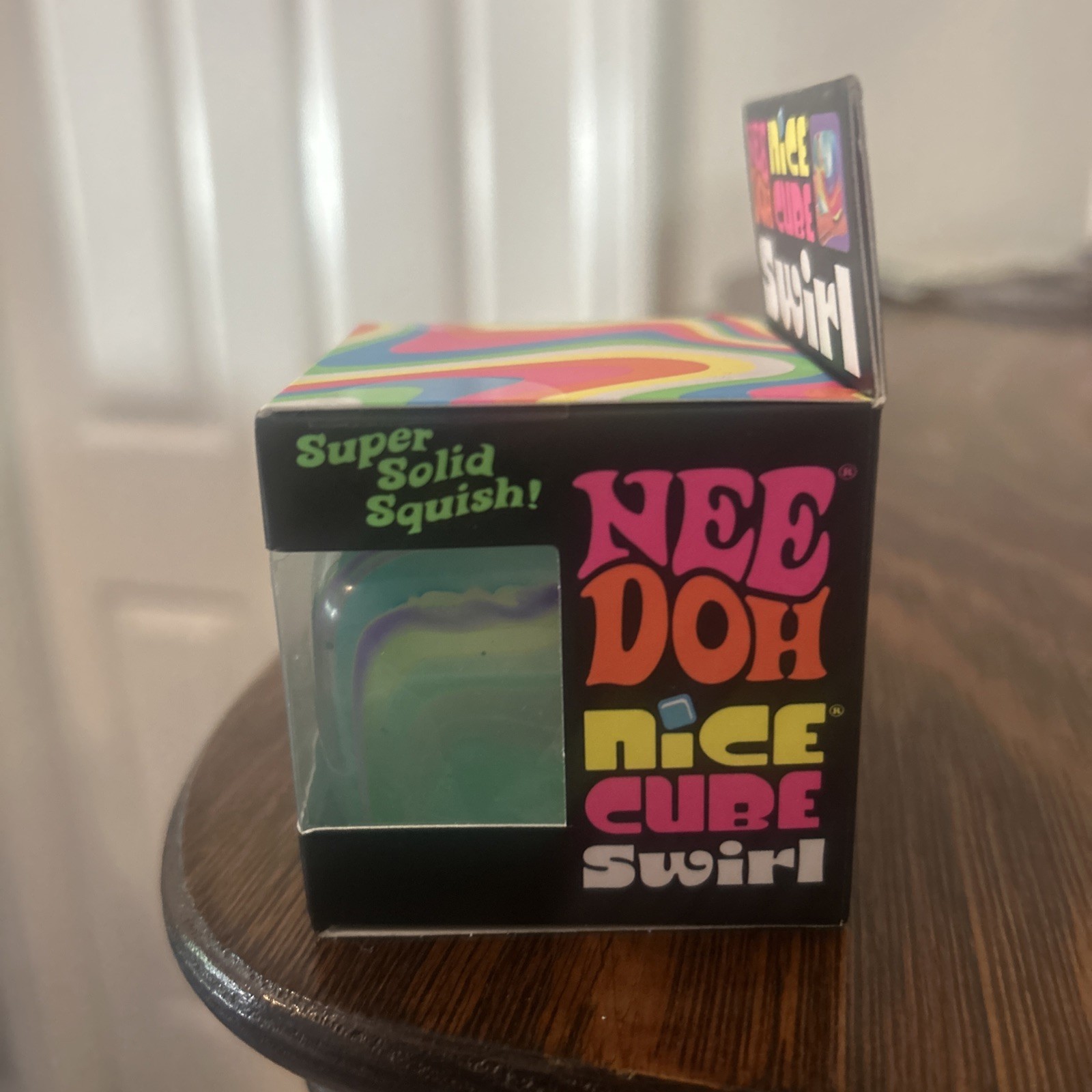 NEW NeeDoh Nice Cube SWIRL Squishy Sealed