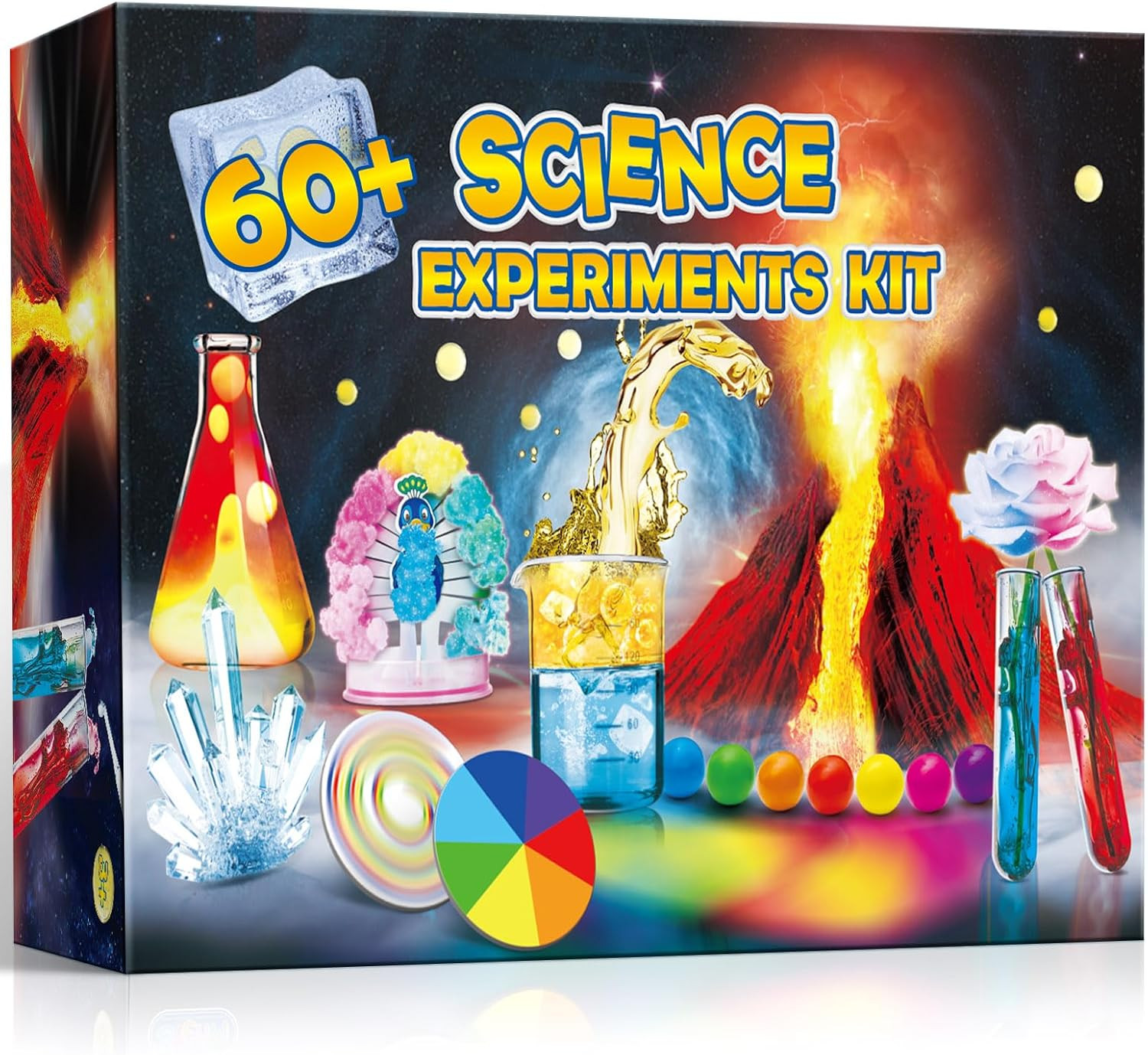 60+ Science Experiments Kits for Kids, Boys Girls Toys Gifts, Science Lab S.T…