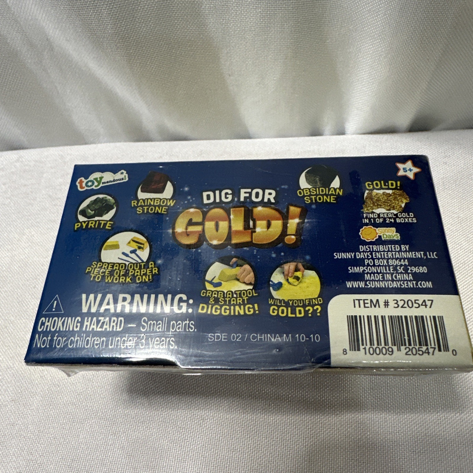 Set Of 3 – Giggle Zone Toy Mendous GOLD DIG” Hidden Gem & Miniature Tools