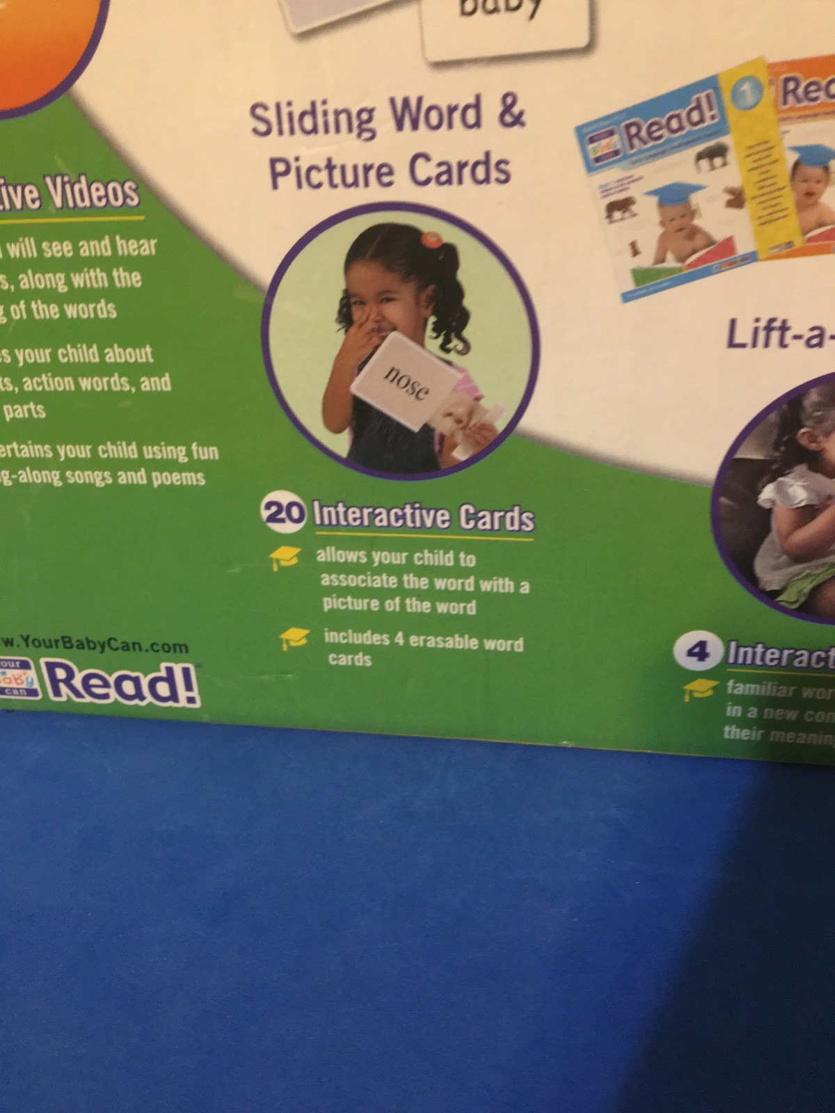 Your Baby Can Read Early Language Development System DVD Books Cards Complete