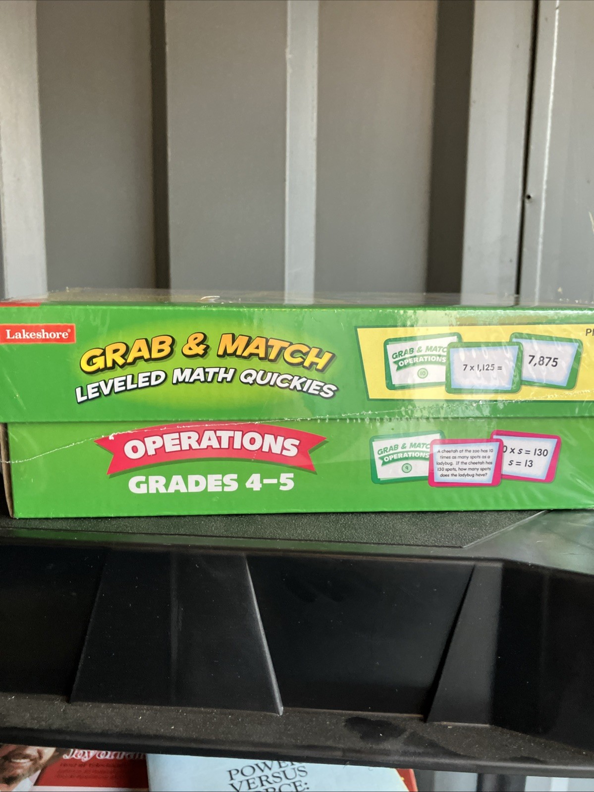 New Lakeshore Learning: Grab & Match Leveled Math Quickies Fractions Grades 4-5
