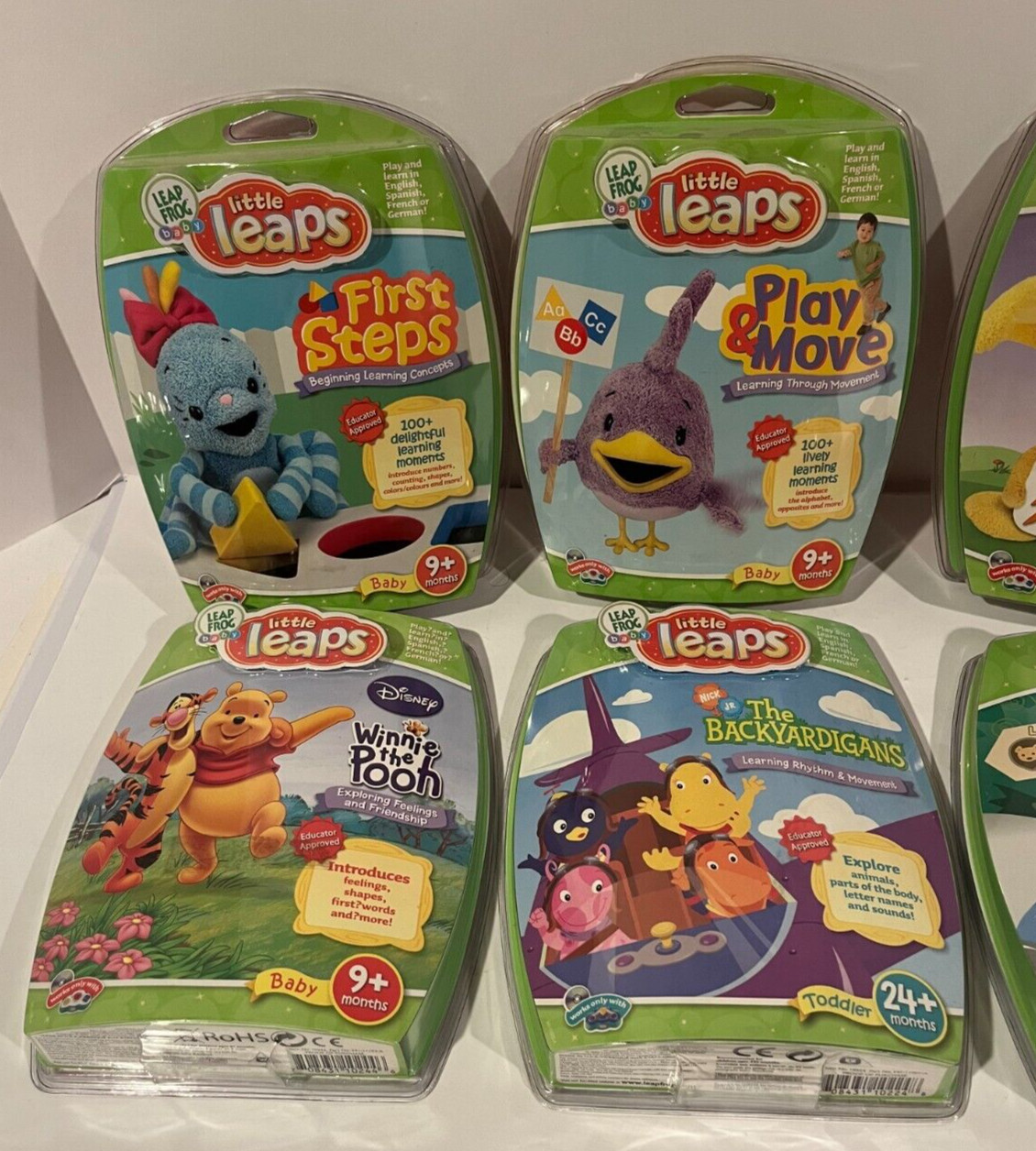 LeapFrog Little Leaps SAY IT BABY PLAY&MOVE LEAP AHEAD 1ST STEPS WINNIE, YARD