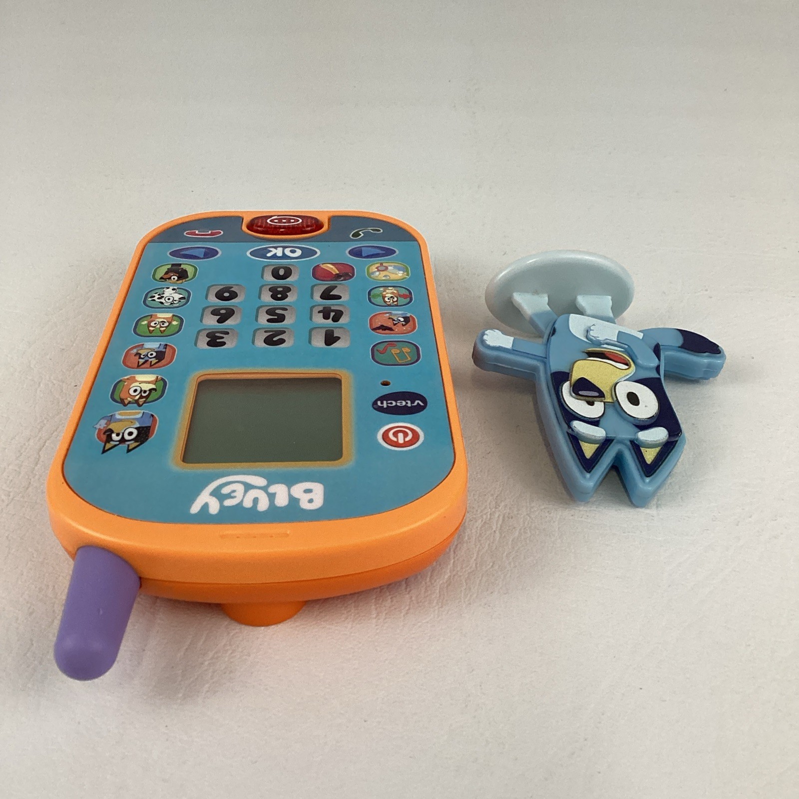 VTech Bluey Ring Ring Phone Handheld Electronic Toy Activity Chat Tested Lot