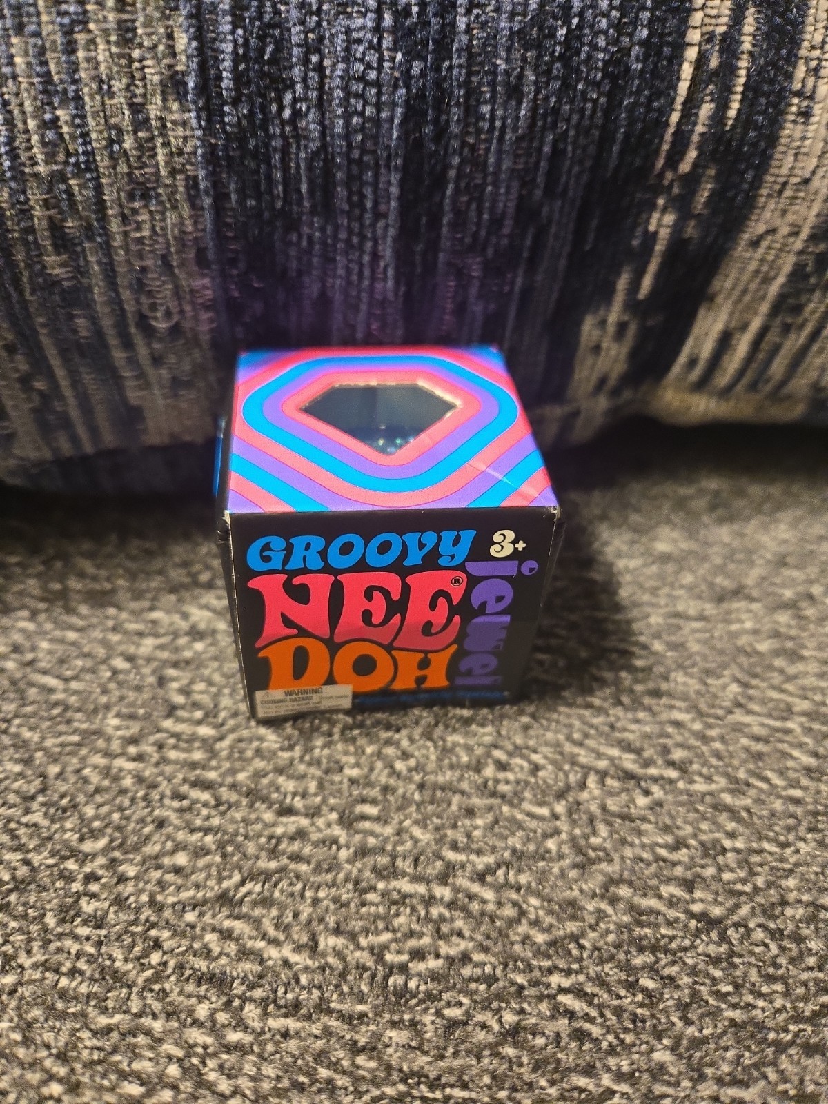 NeeDoh JEWEL MINI Groovy RARE AUTHENTIC BLUE TIKTOK VIRAL NEW