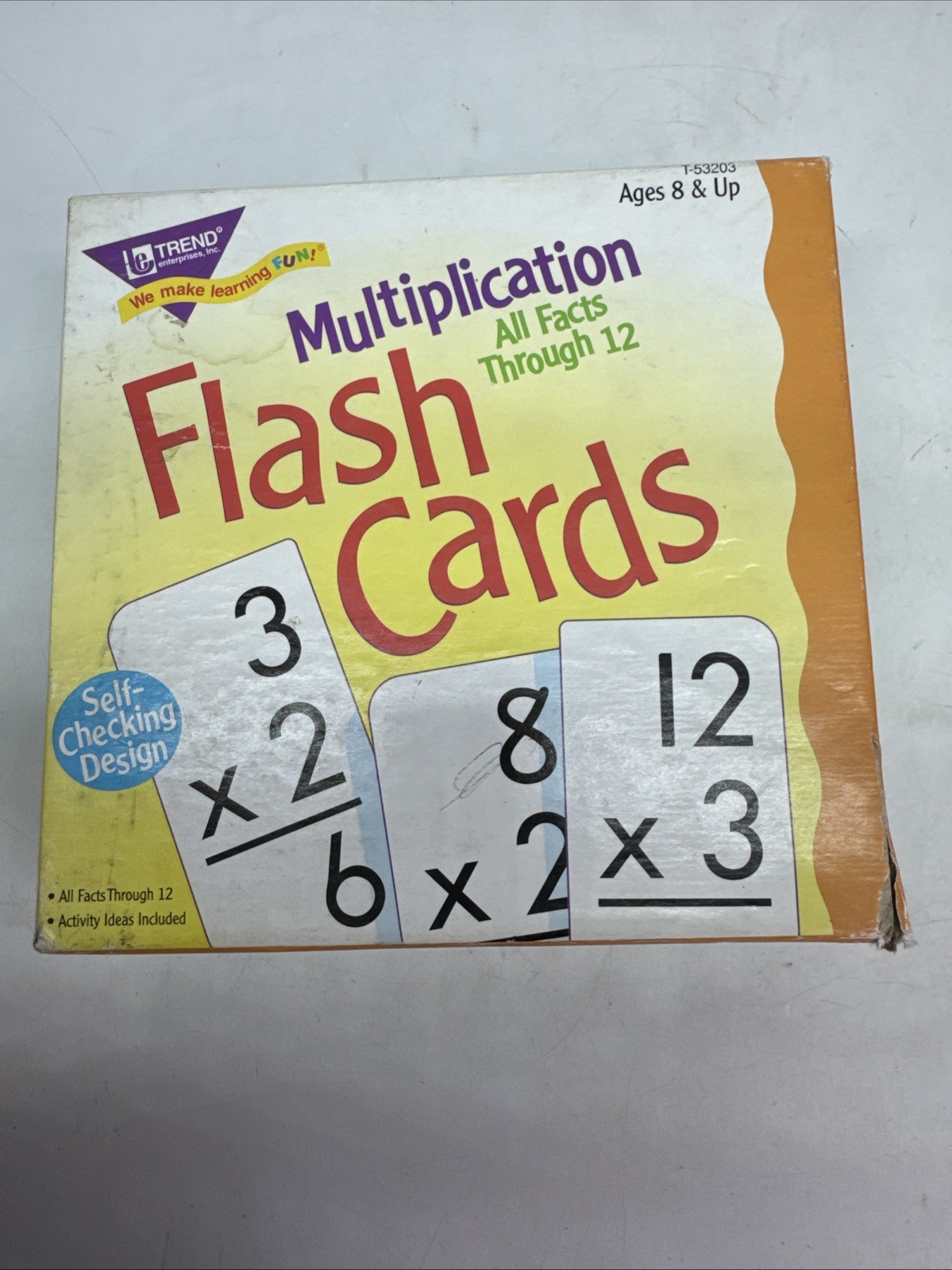 Multiplication Flash Cards Learning Math Mathematics Skills Trend Learning Card