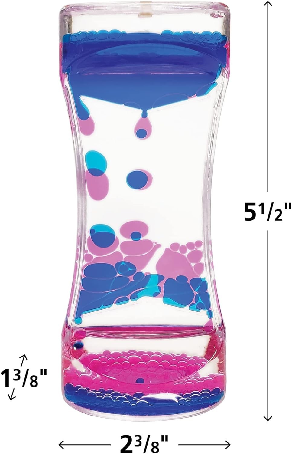 Blue & Pink Liquid Motion Bubbler – Enhance Focus & Mindfulness for All Ages