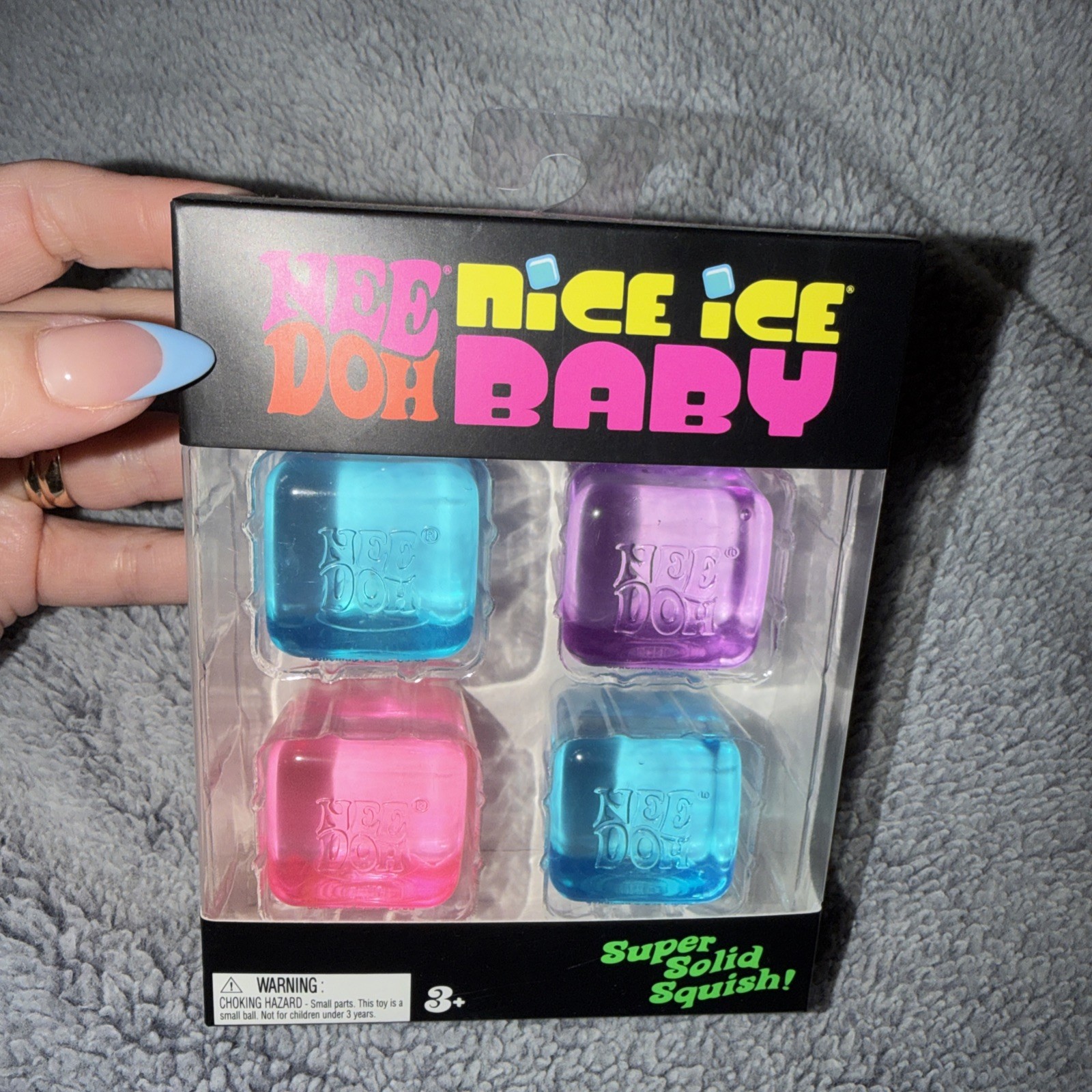 Nee Doh Nice Ice Baby 4 pack Mini Nice Cubes 🩷💙 💜 💙 🔥🔥🔥🔥🔥 o