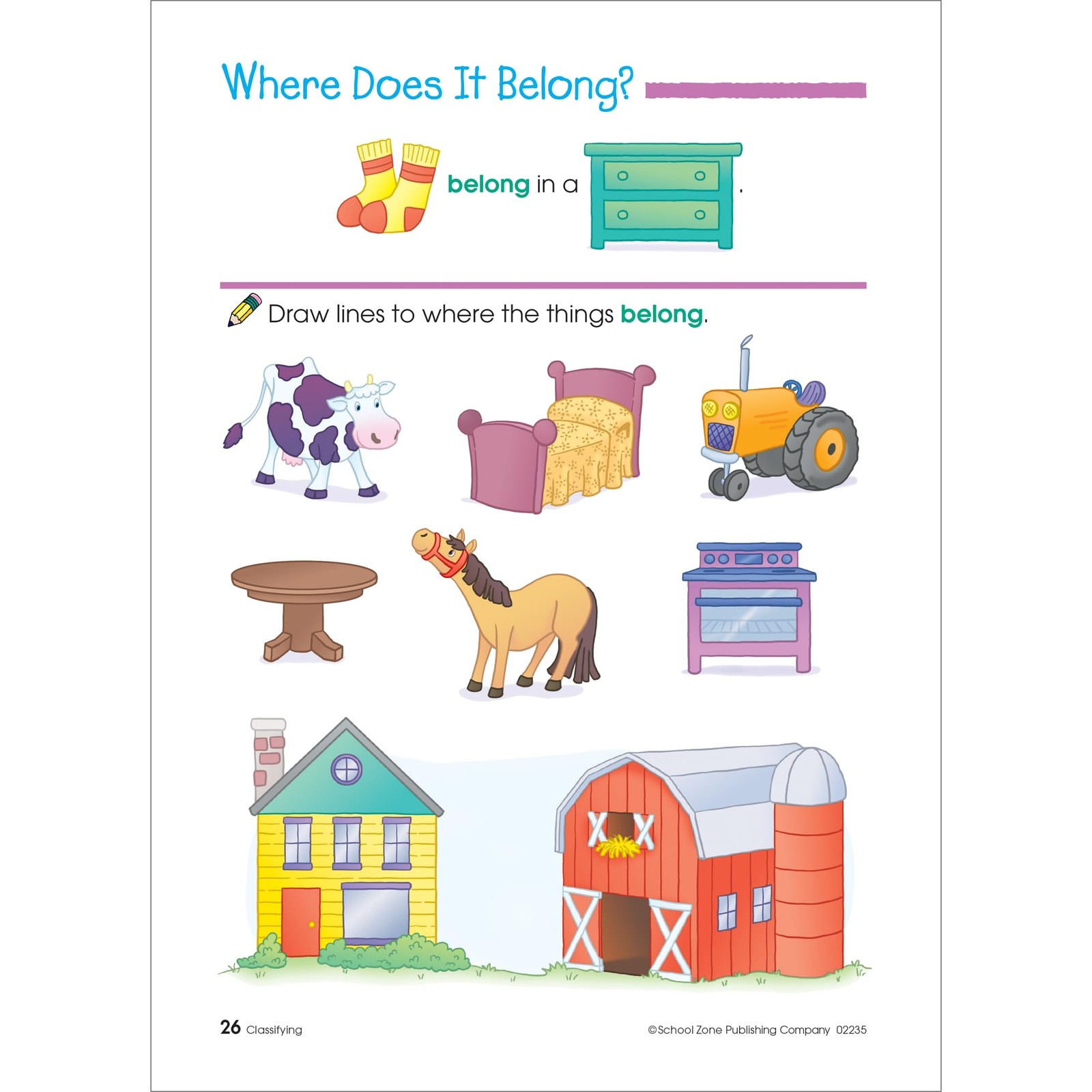 School Zone Preschool Basics Workbook: Pre-K, Beginner Reading, Early Math,…