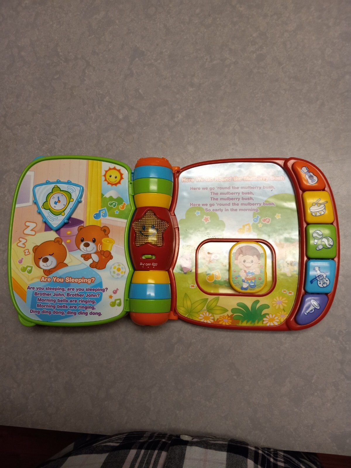 Toy 6-36 Months VTech Musical Rhymes Educational Book TESTED