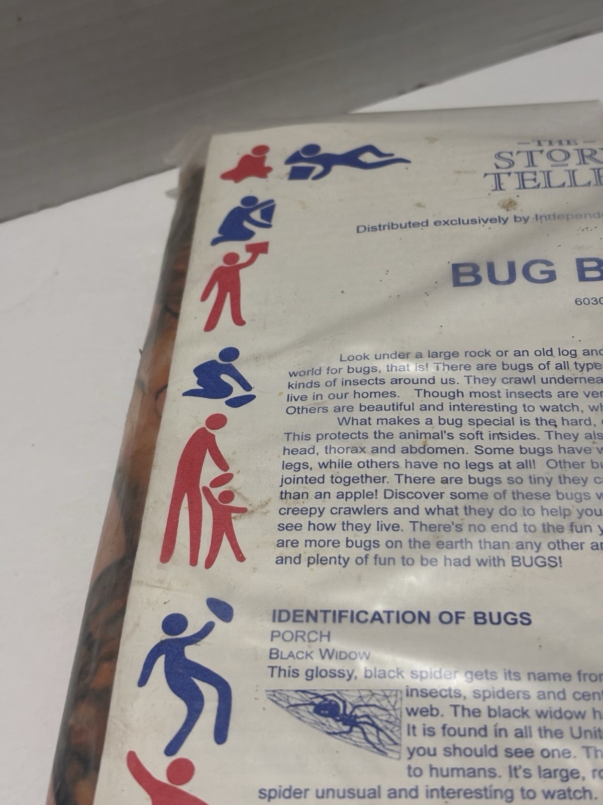 NewVintage The Bug Book Felt Board See Touch Listen Learn Toy Counter. Sealed