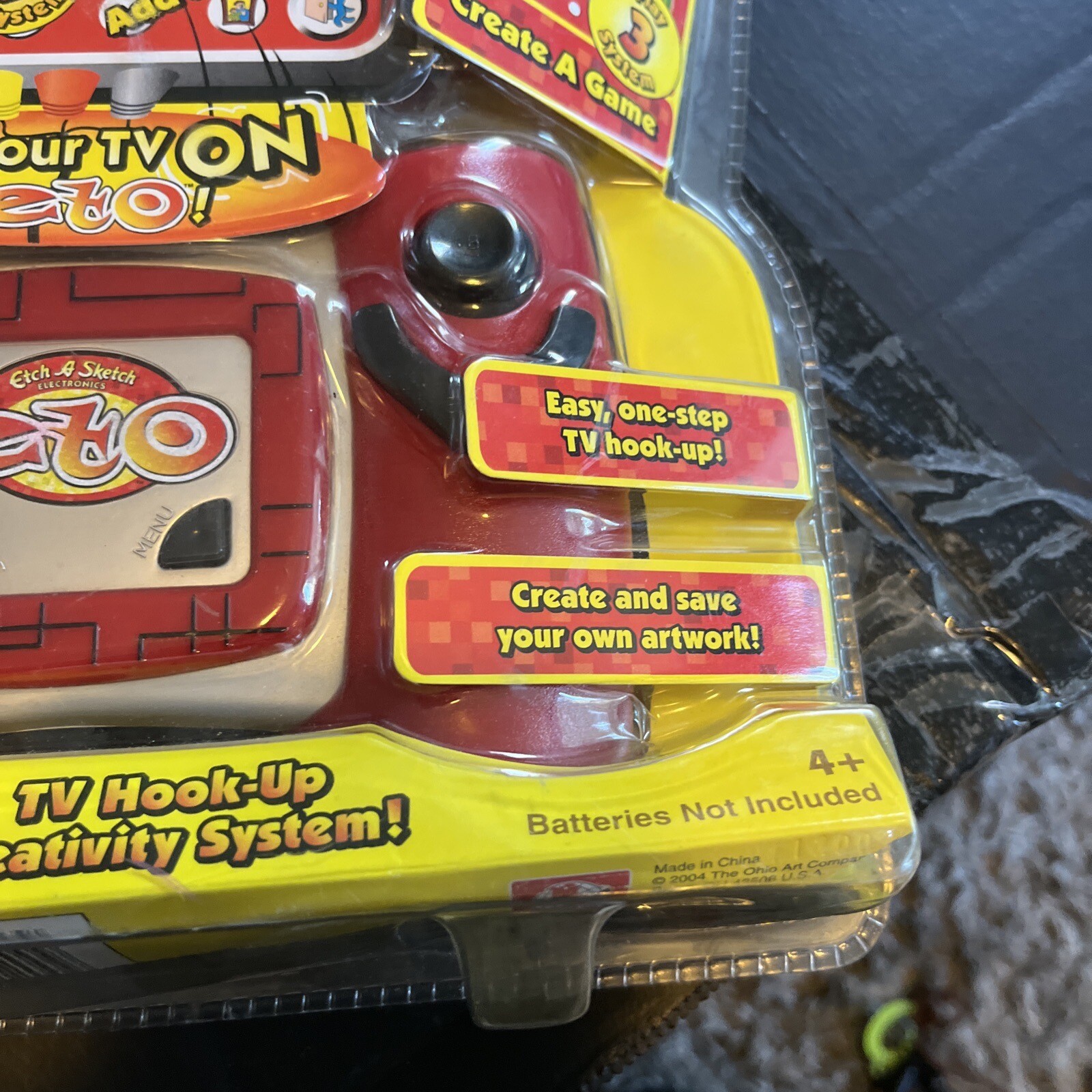 ETO Etch A Sketch Plug ‘N Play Drawing System TV Hook Up New In Box