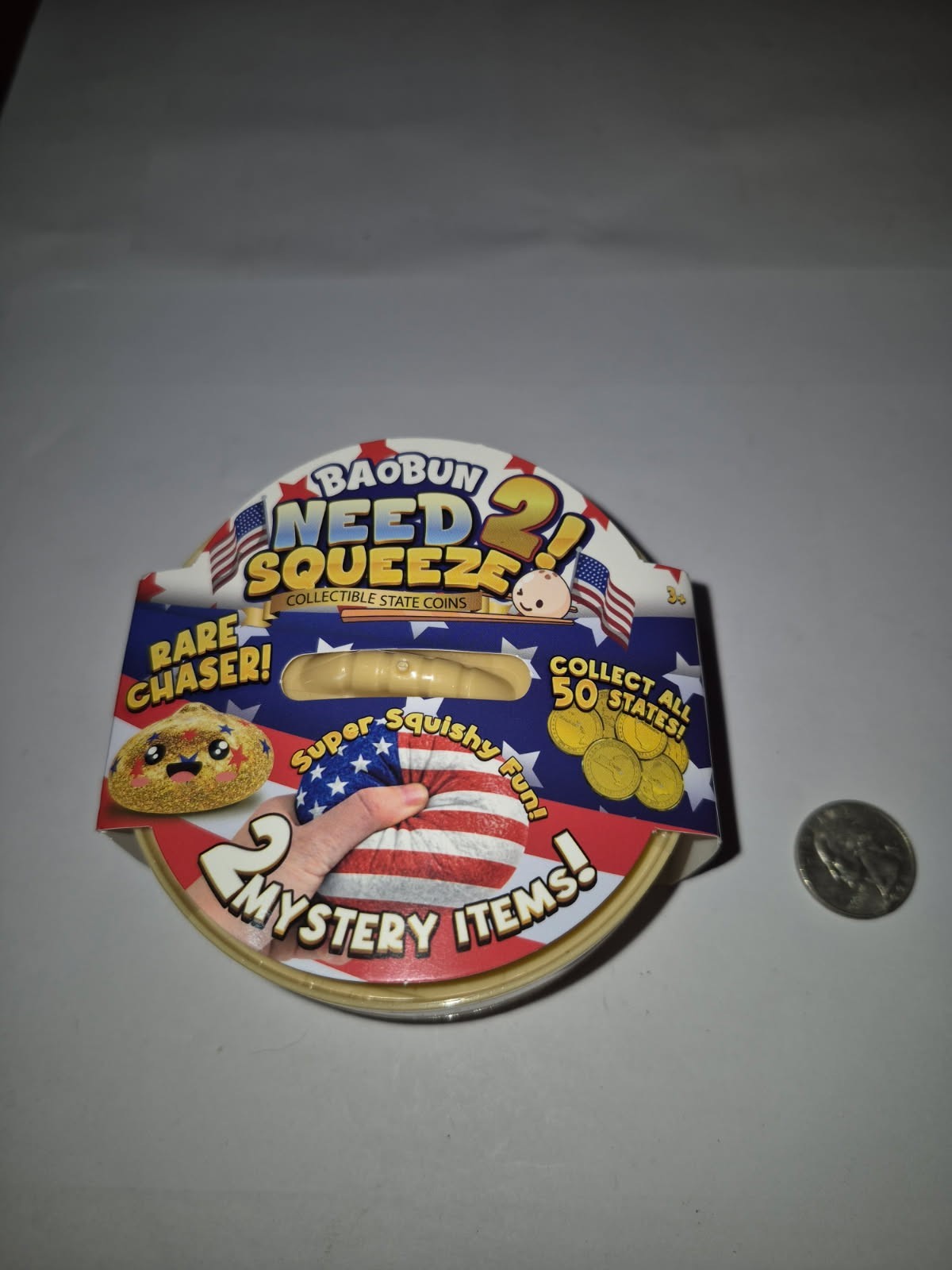 Original American Baobun Need 2 squeeze Dumpling Ultra Rare Coin Collectors TT15