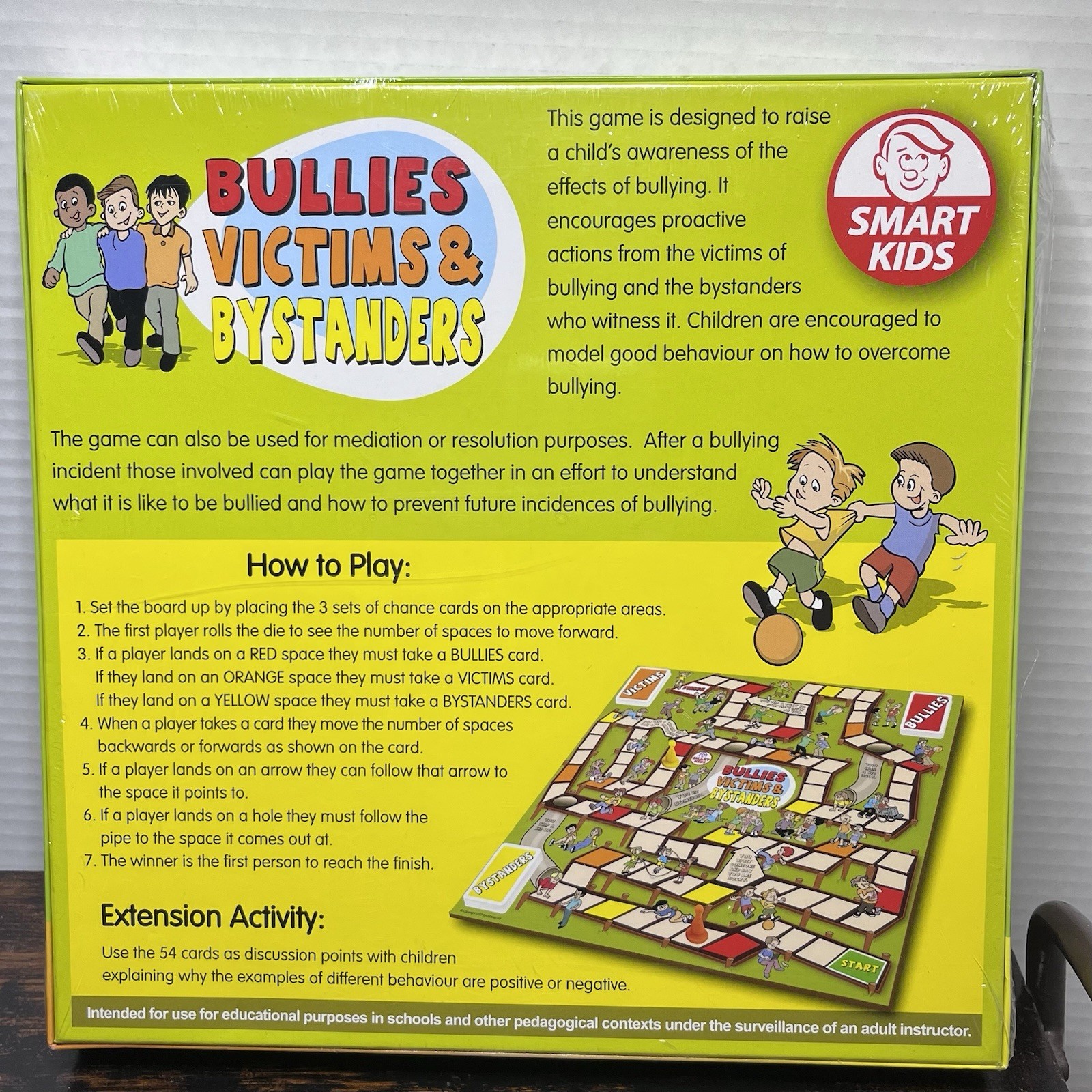 Smart Kids ‘Bullies Victims and Bystanders’ Game New In Box Sealed