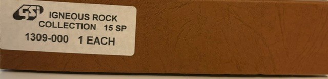 Fisher Science Ed Rock Collection Sedimentary Metamorphic Igneous NOS