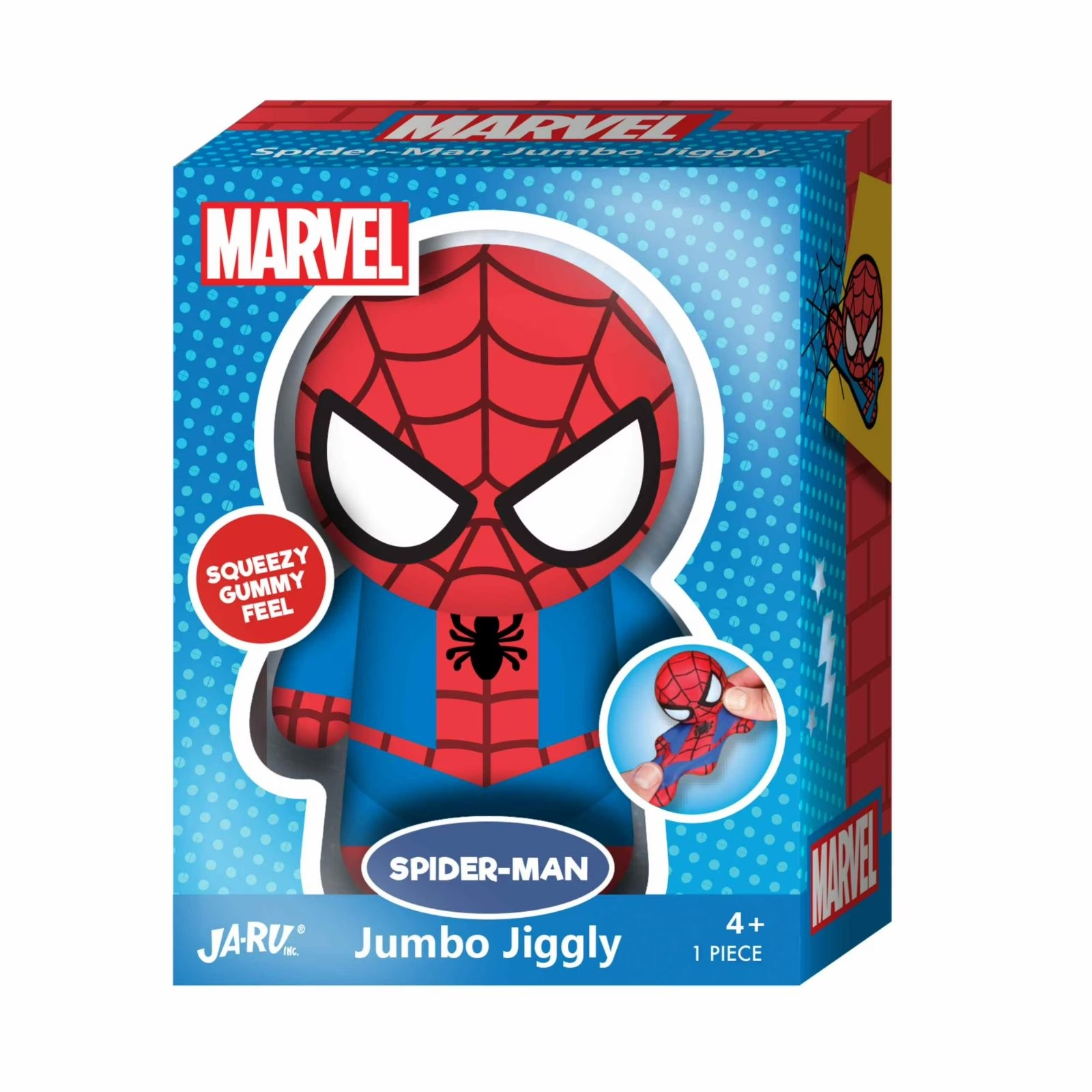 Ja-Ru Marvel Spider-Man Jumbo Jiggly Characters Novelty Toy