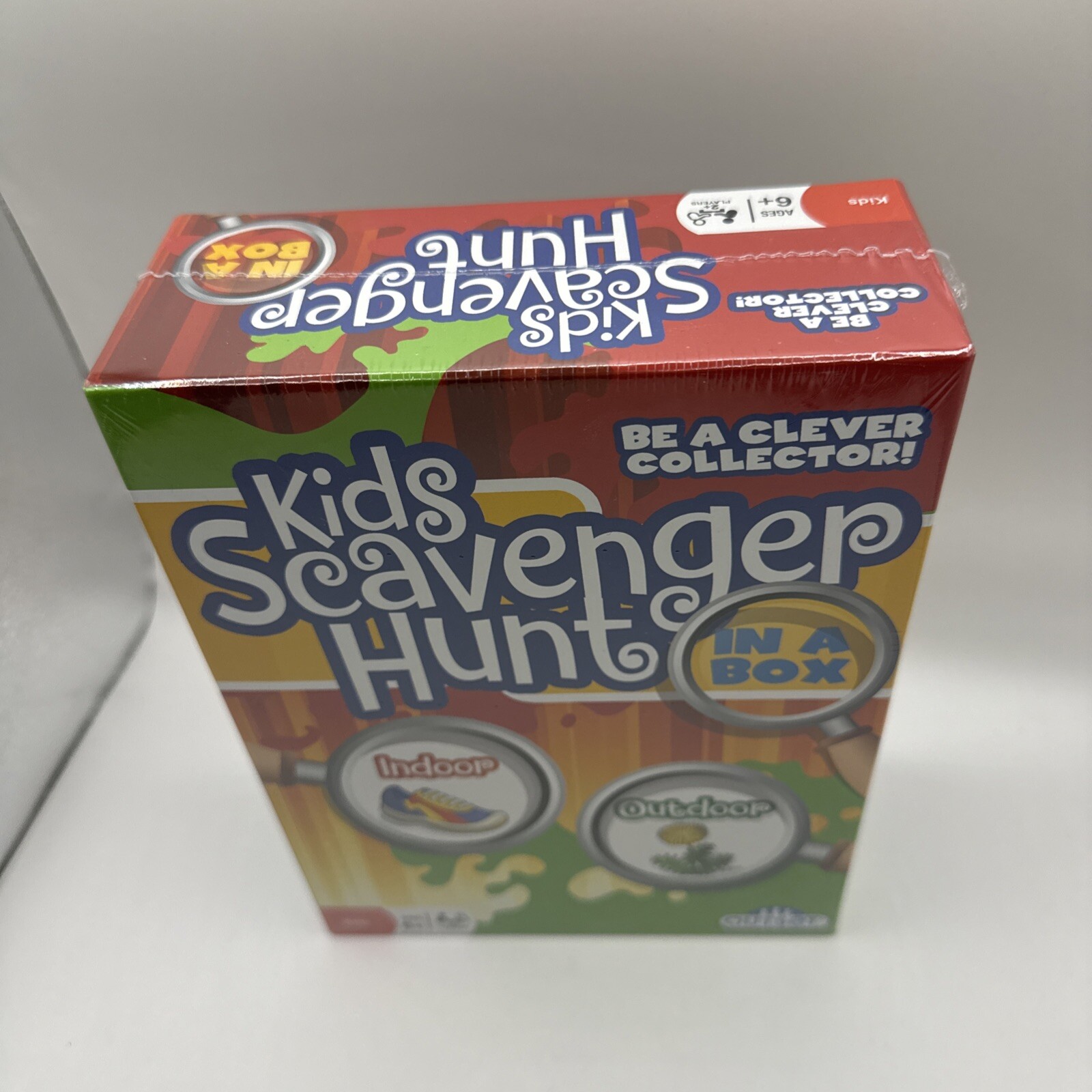 Kids Scavenger Hunt in a Box 2+ Players 96 Card Game Sealed NIB