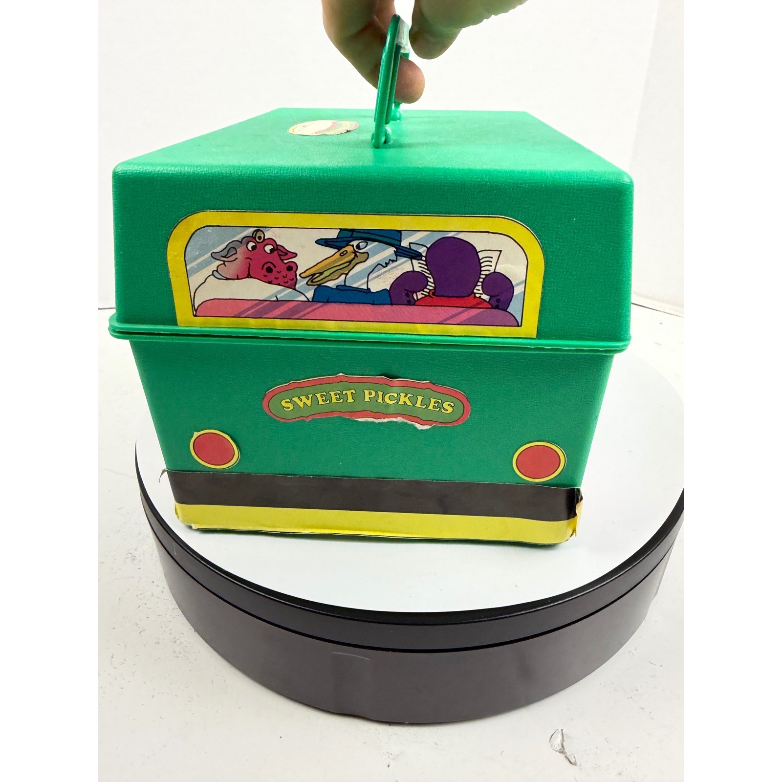Vintage Sweet Pickles Preschool Program Bus Box Activity Cards ’87 Weekly Reader