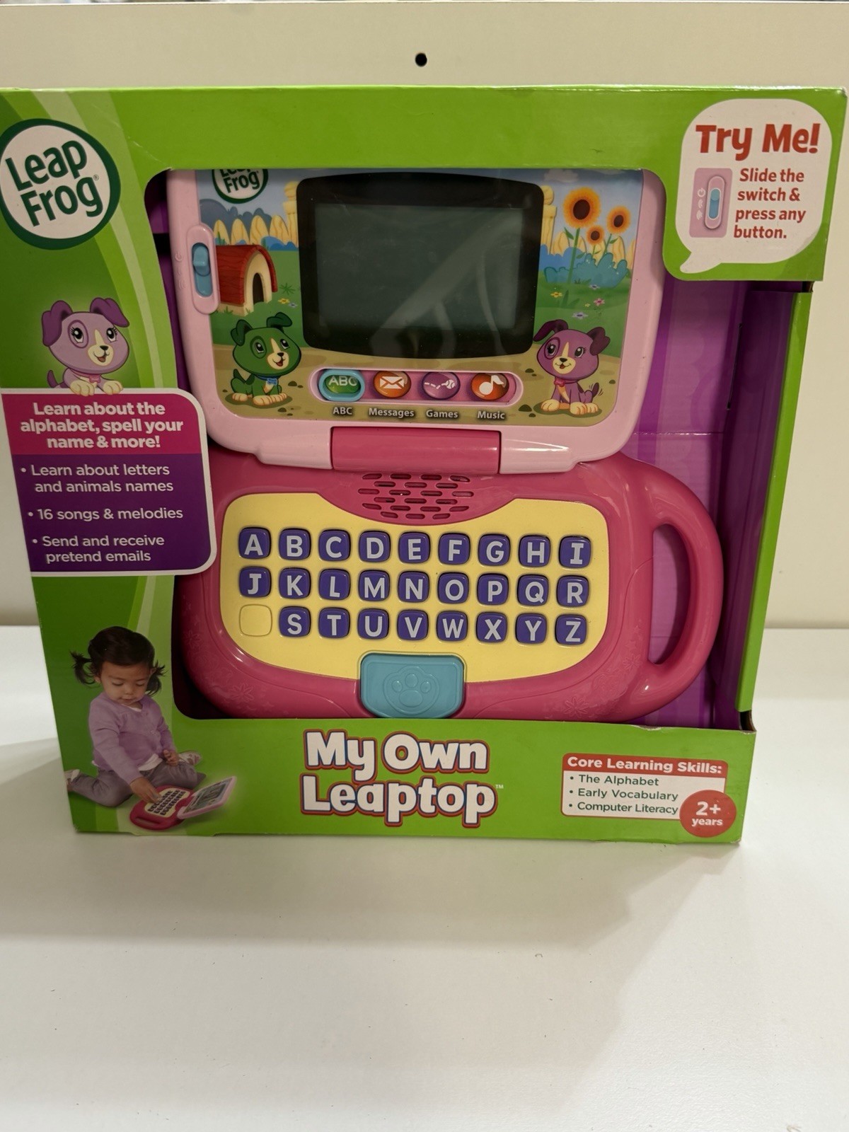 LeapFrog My Own Leaptop Violet & Friends Electronic Learning Toy for Ages 2+