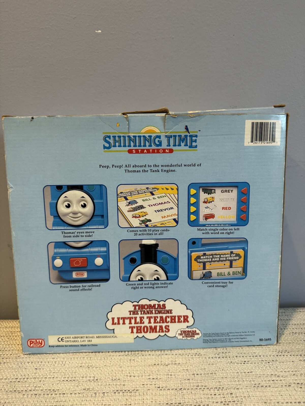 Vtg Shining Time Thomas The Tank Engine Little Teacher Thomas Learning Game 1993