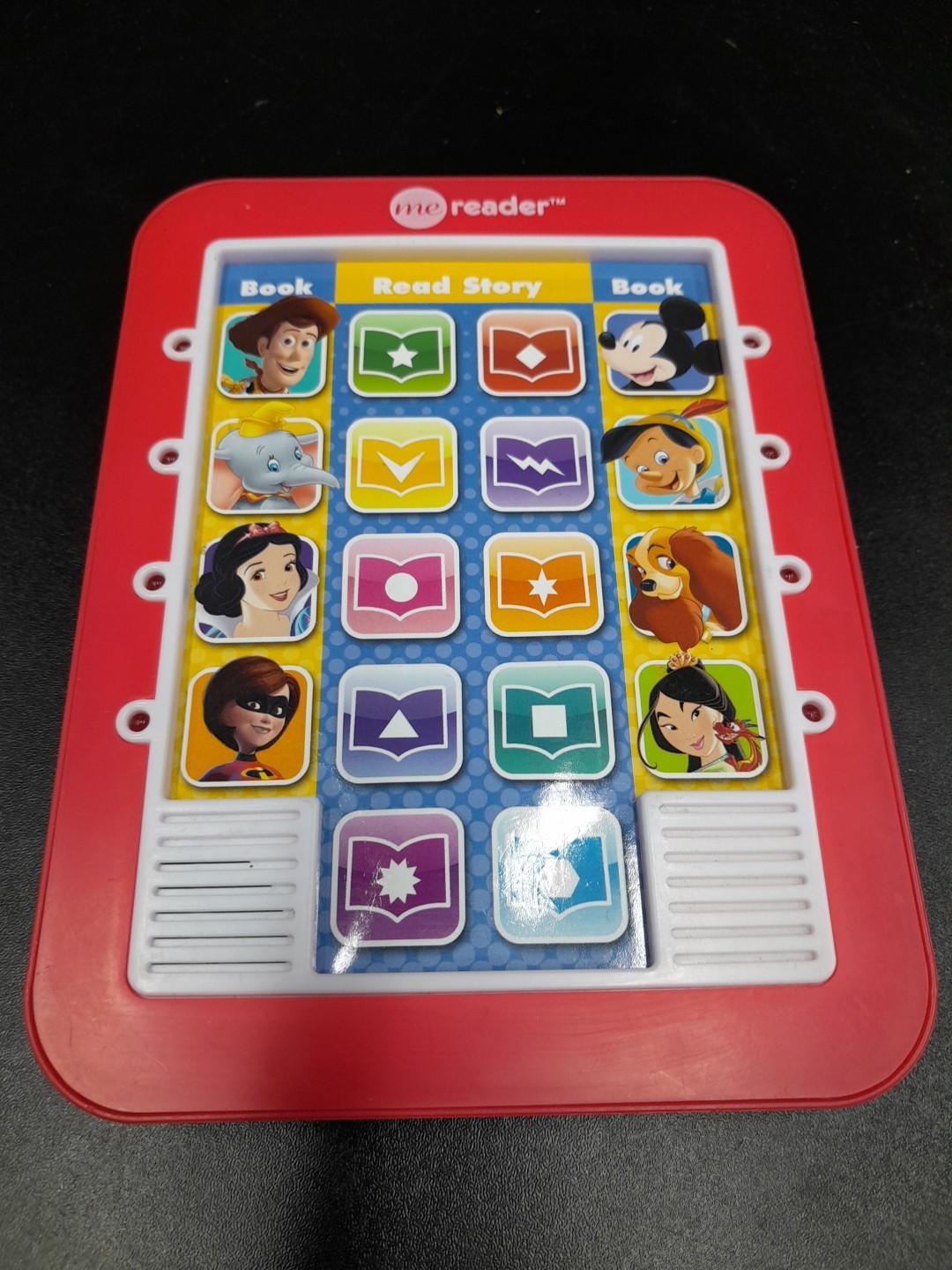 me reader Disney Electronic Story Book / 8 Stories, Reader Only,NO BOOKS Tested