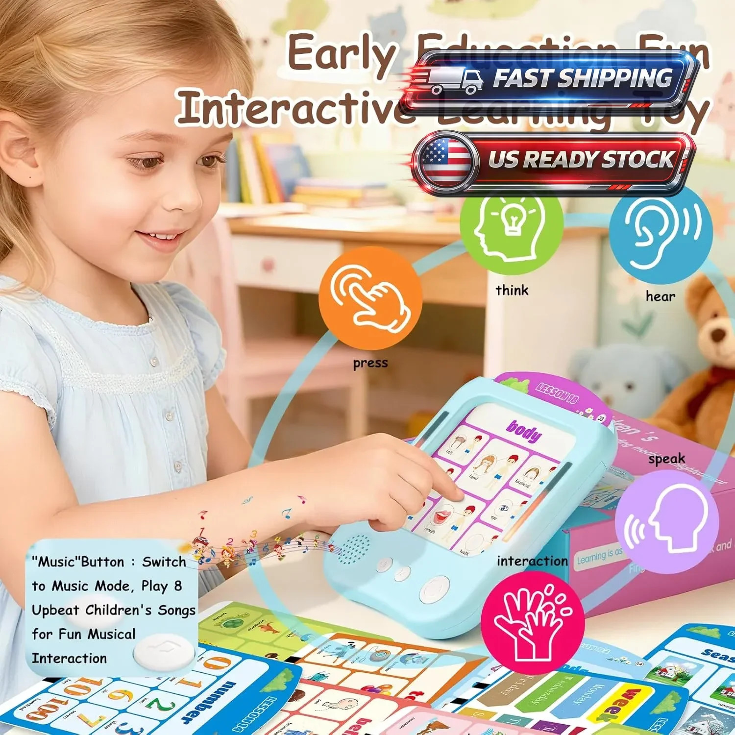 Educational Learning Toys for Kids Toddlers Age 3 4 5 6 7 8 Years Old Boys Girls