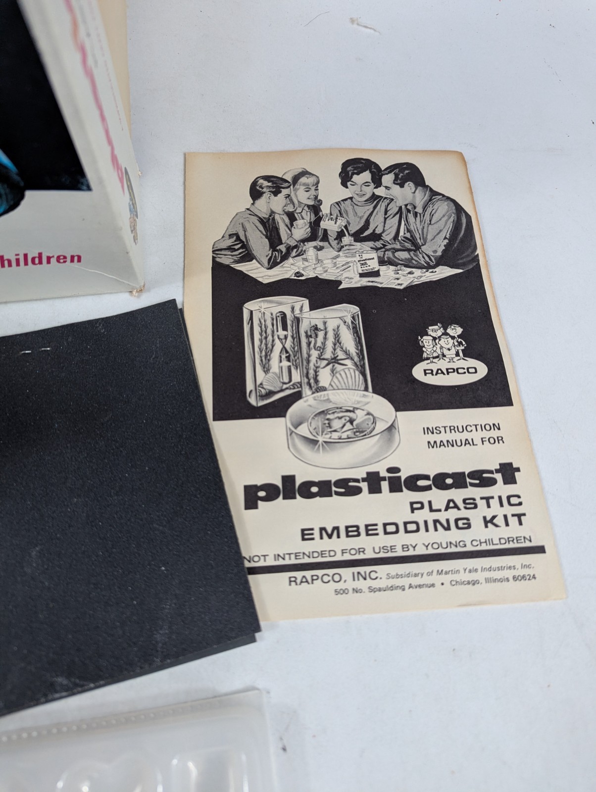 Vintage RAPCO Plasticast Embedding Starter Set Resin Craft Kit 1960s