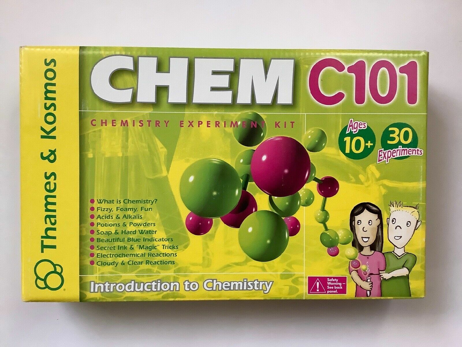 Experiment Kit ~ CHEM C101 CHEMISTRY ~ Age 10 & up ~ Thames & Kosmos ~ NOS